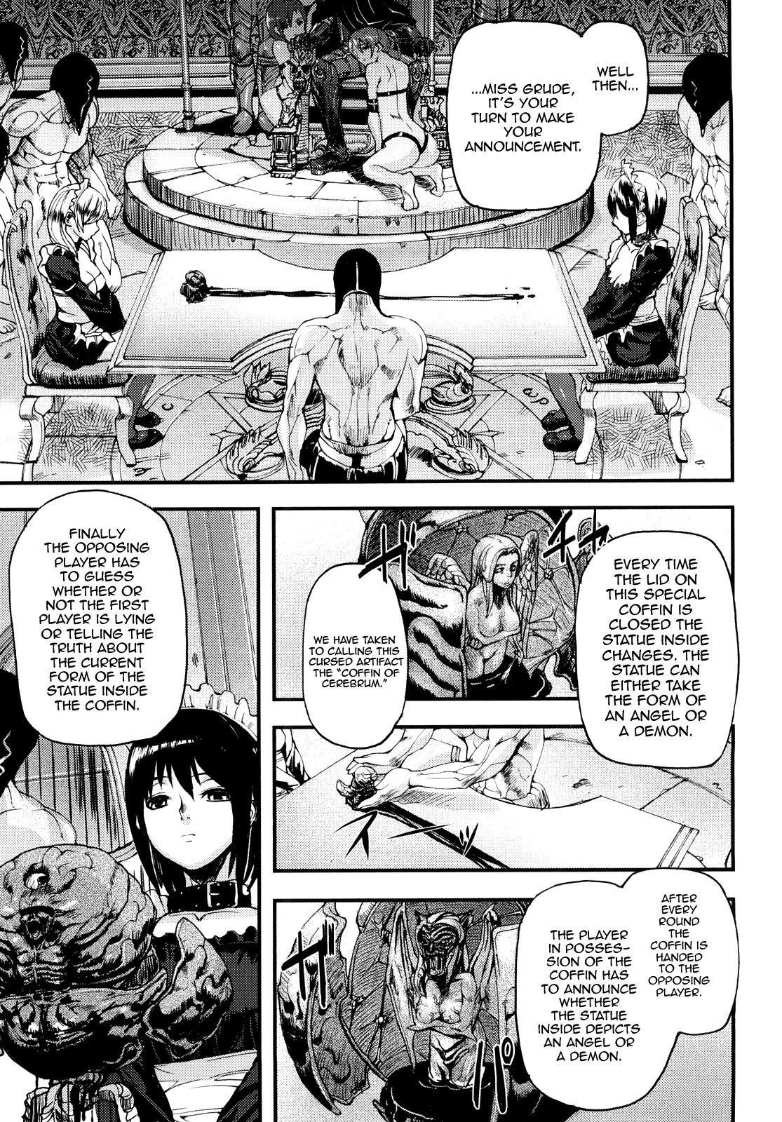 De Quatro Cerberum no Hitsugi Haitoku no Hanmegami - The Coffin of Cerebrum Immoral Demivenus Tgirls - Page 8