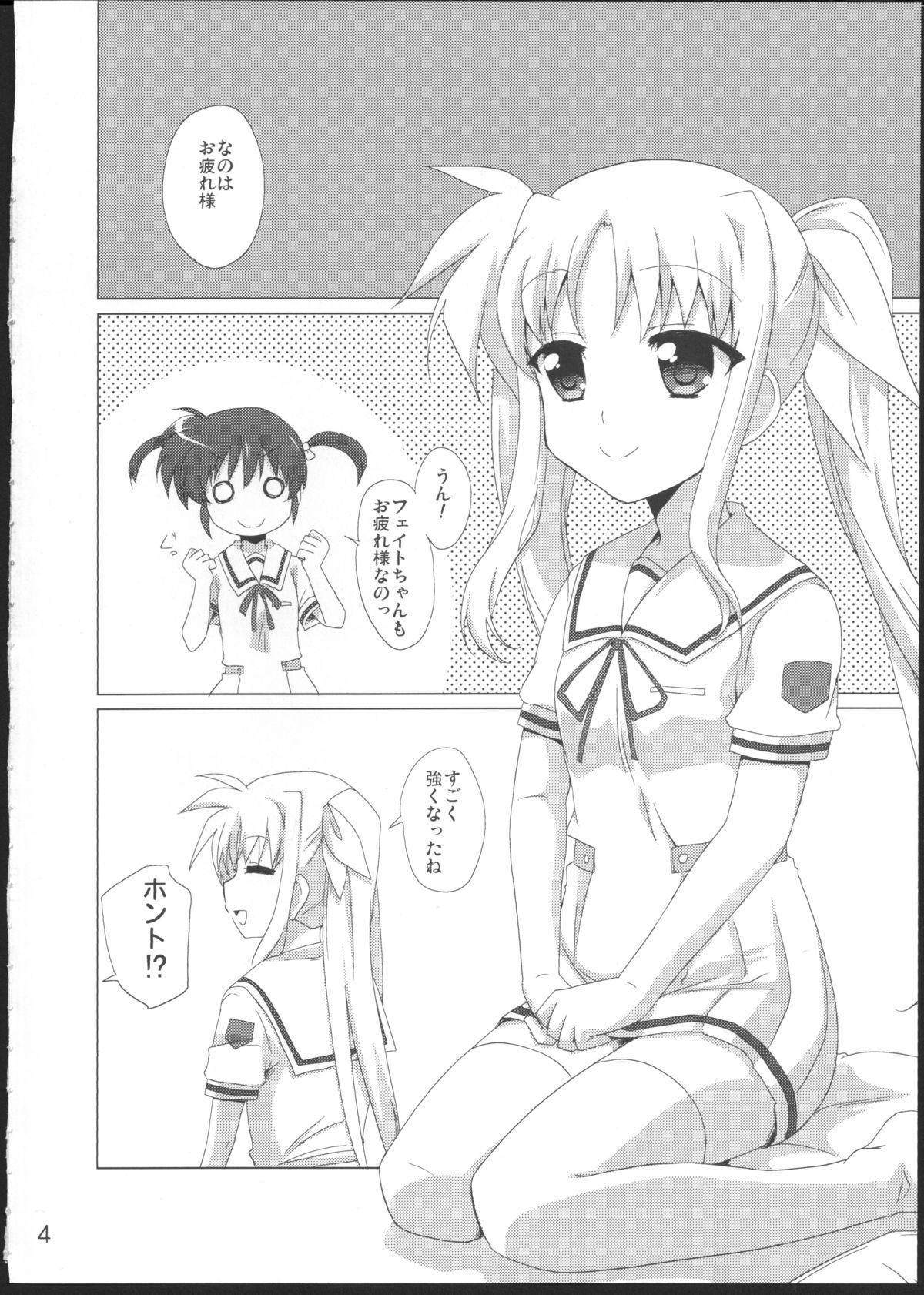 Stepfamily Onnanoko Doushi dakedo Ai sae Areba Kankeinai yo ne - Mahou shoujo lyrical nanoha Nice - Page 3