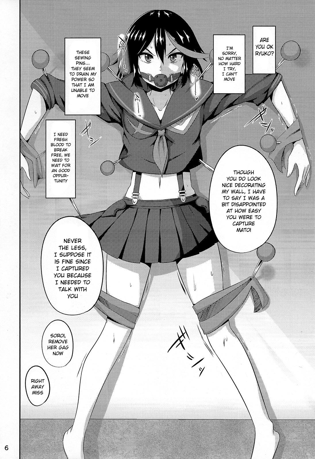 Wanking Satsuki-Ryu - Kill la kill Mas - Page 6