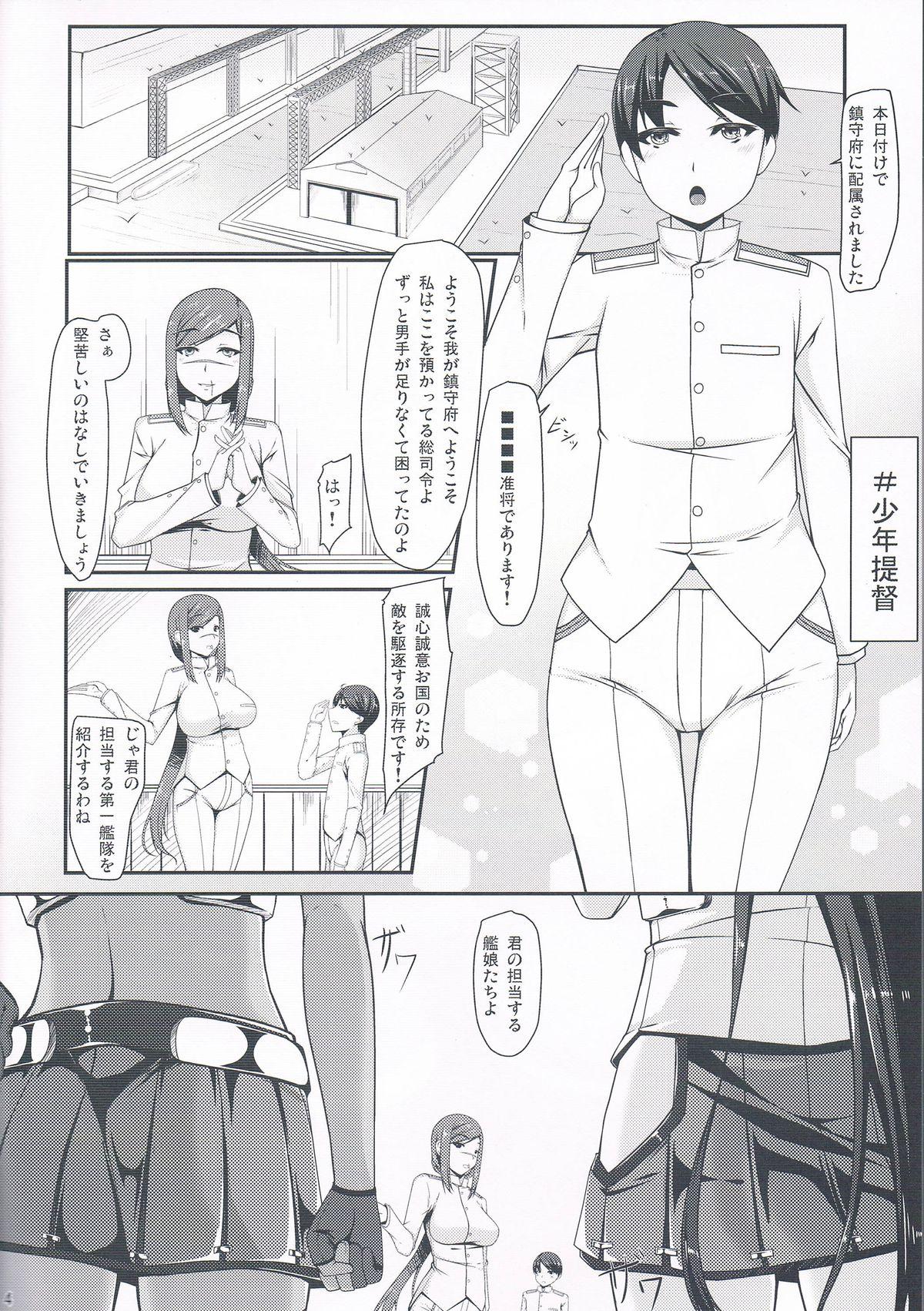 Best Blowjob Dai Senkan Jidai - Kantai collection Thot - Page 3