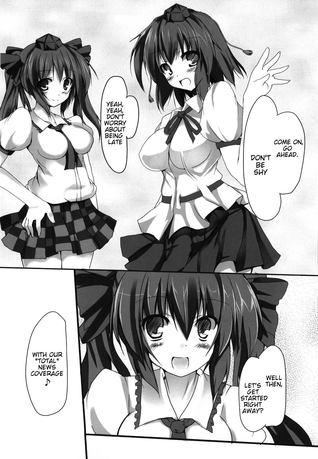 Gay Straight Boys Aya Hata! - Touhou project Fingering - Page 2