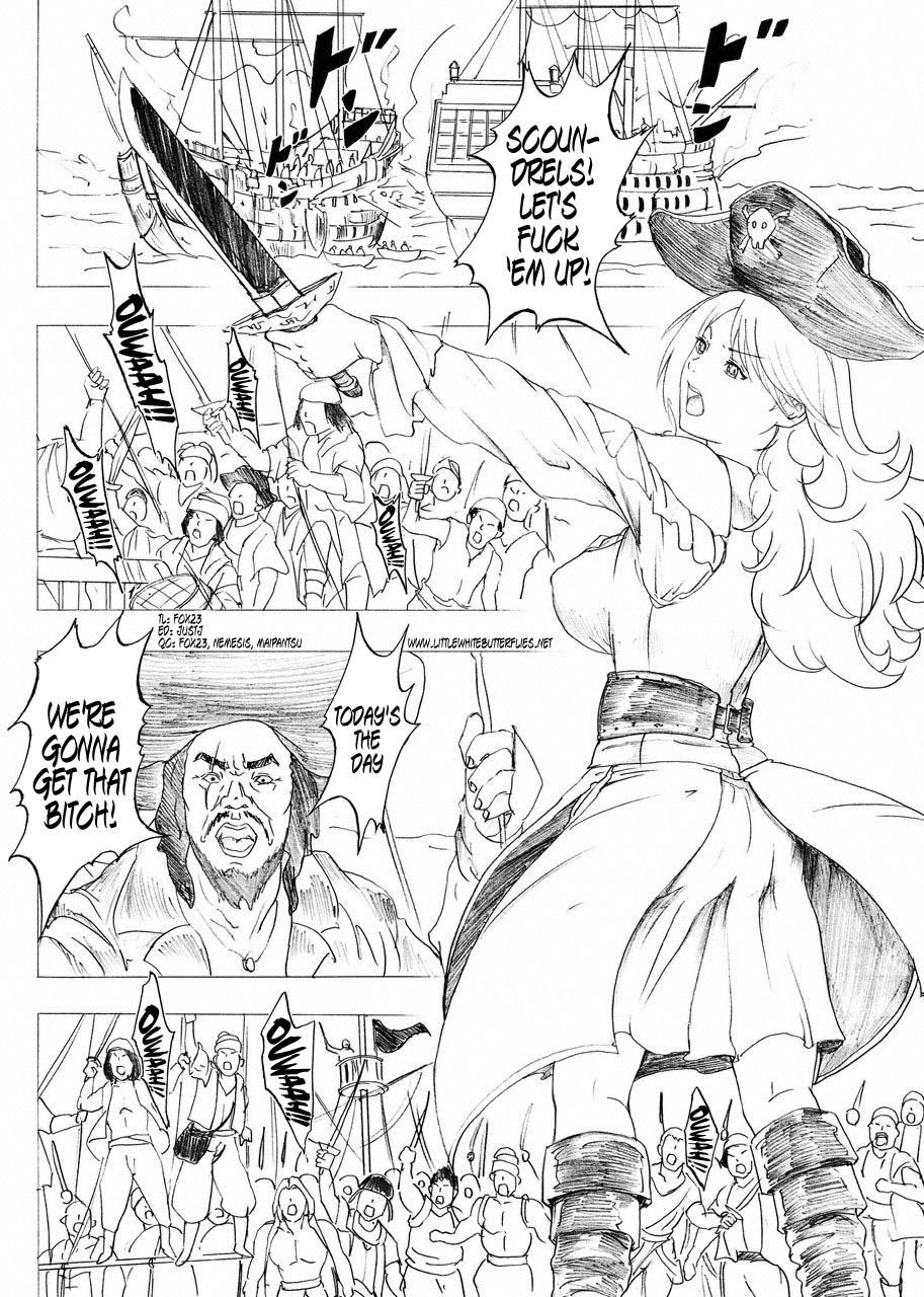 Nalgona Onna Kaizoku no Matsuro | Fate of a Female Pirate Fuck Her Hard - Page 2