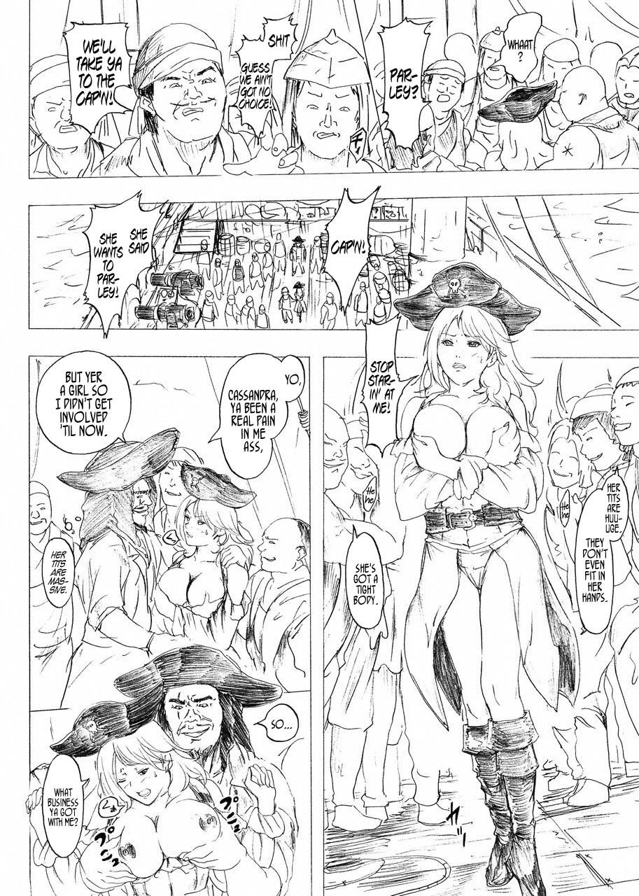 Assfucking Onna Kaizoku no Matsuro | Fate of a Female Pirate Russia - Page 4