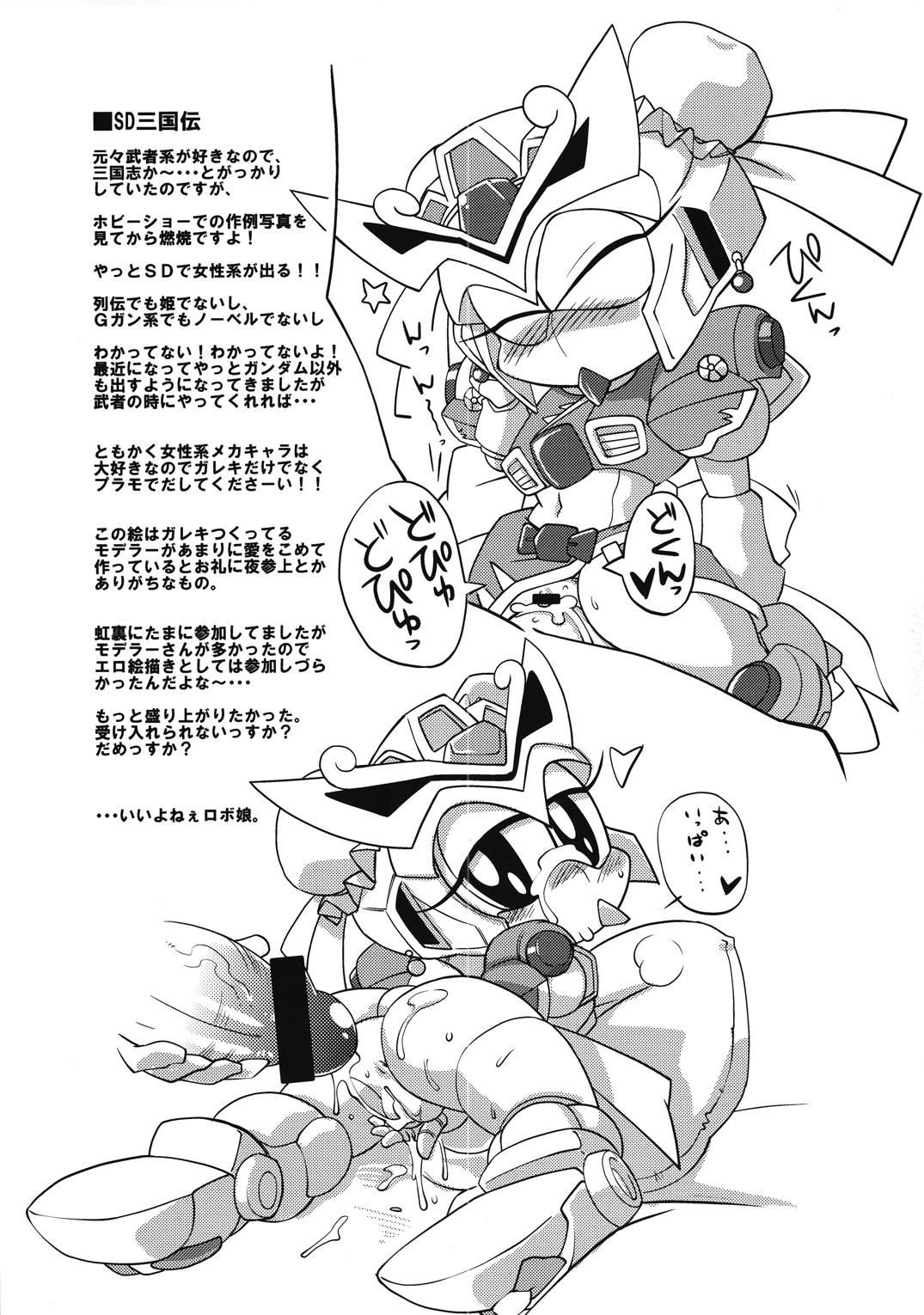 Fellatio Ore no Fuyu 2010 Oppaisou Sonsyoukou Gerbera - Gundam White Chick - Page 2
