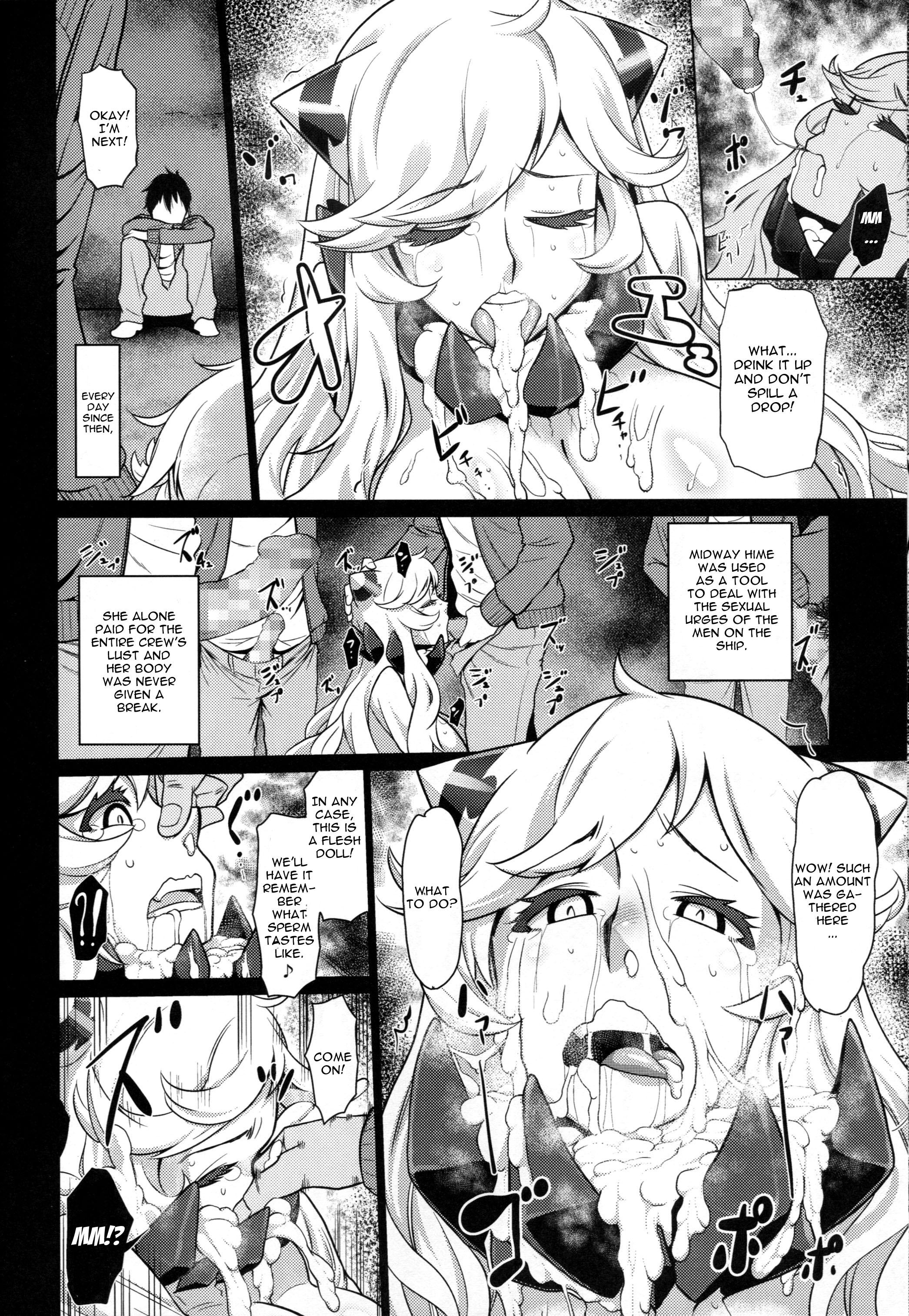 Milf Cougar Toraware no Chuukanseiki ni Sasagu Banka - Kantai collection Femdom Porn - Page 9