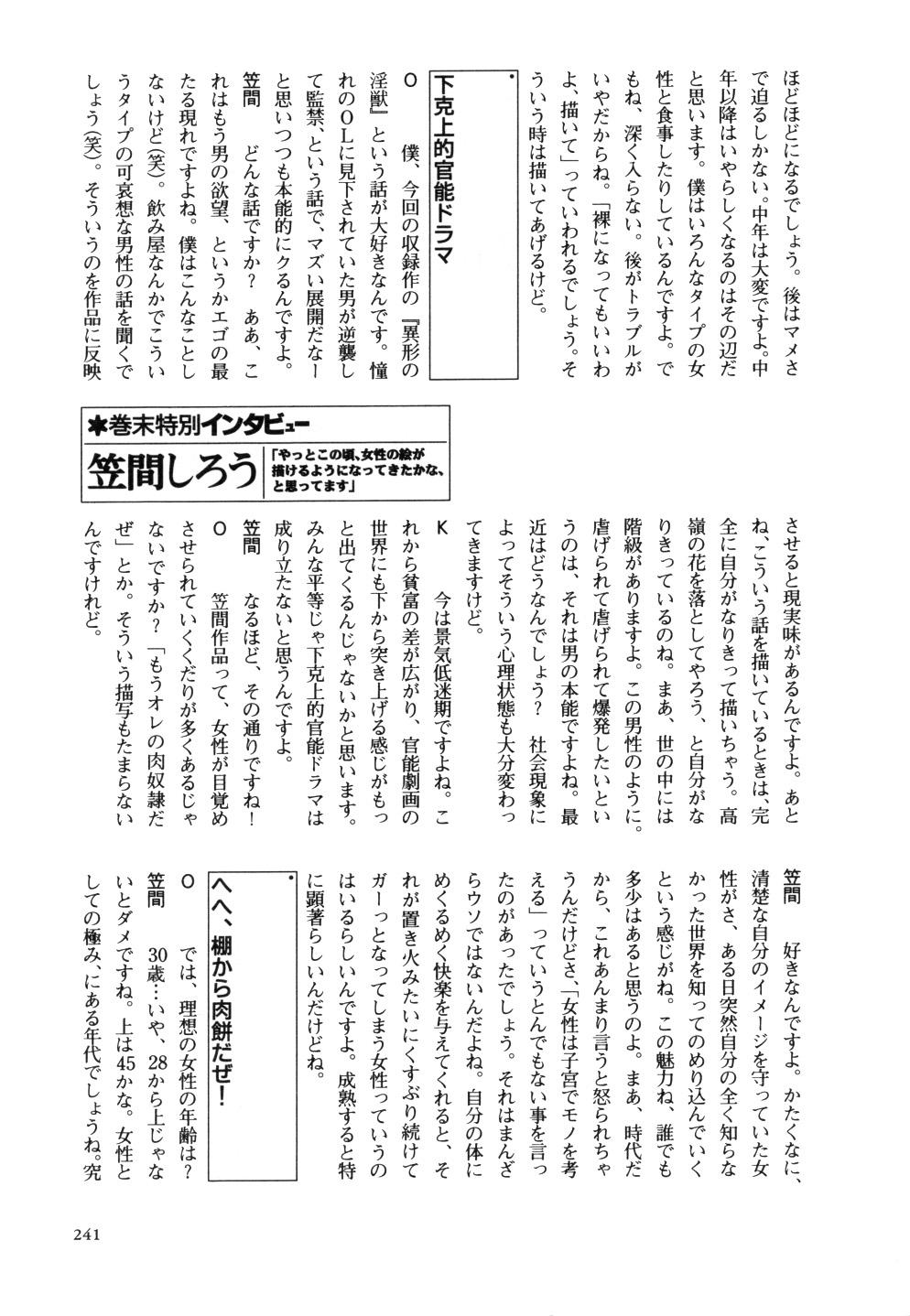 Kasama Shirou Sakuhin Vol. 3 Chijyoku no Kokuin 248