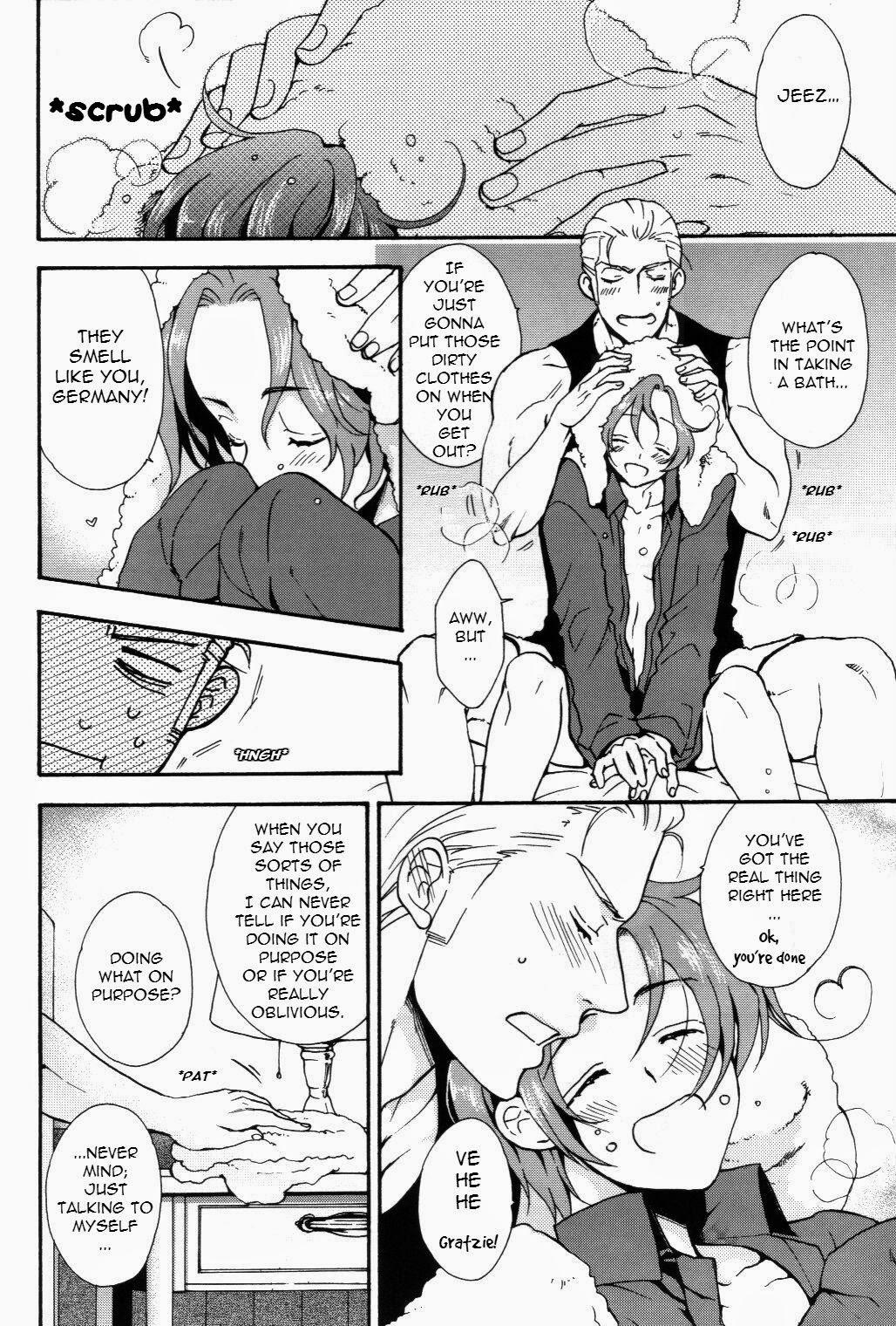 Teenfuns Nante Kawaii Ore no Yome | How Cute is my Wife - Axis powers hetalia Teamskeet - Page 10