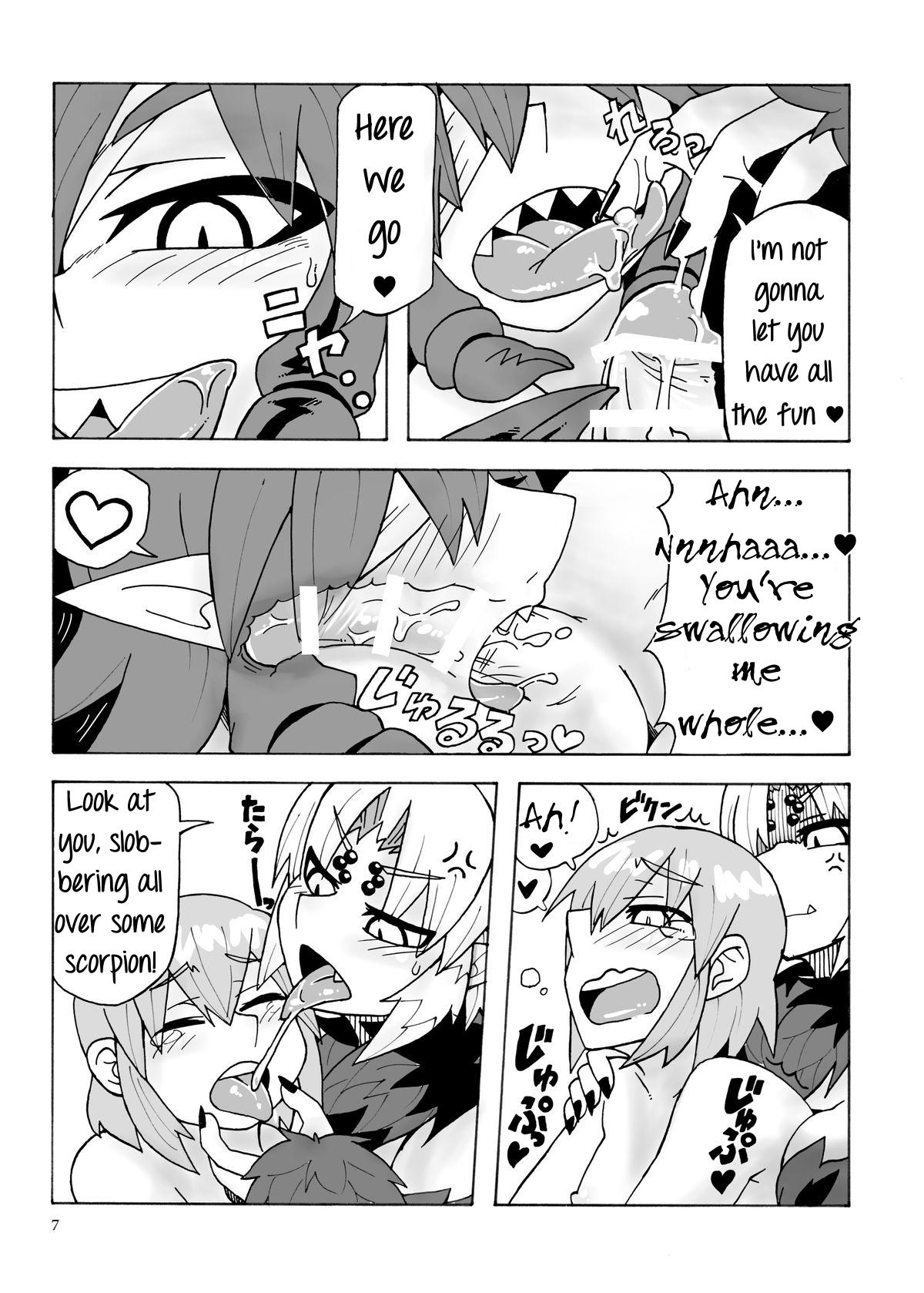 Gay Hunks Arakune-san to Seikatsu | Living with Arachne Hard Sex - Page 8