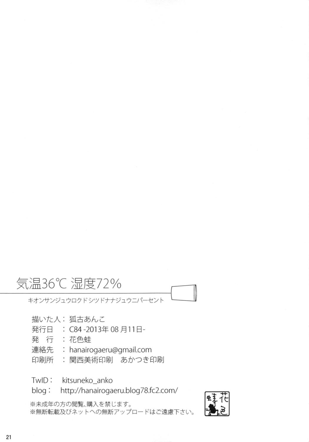 Kion 36℃ Shitsudo 72% 19