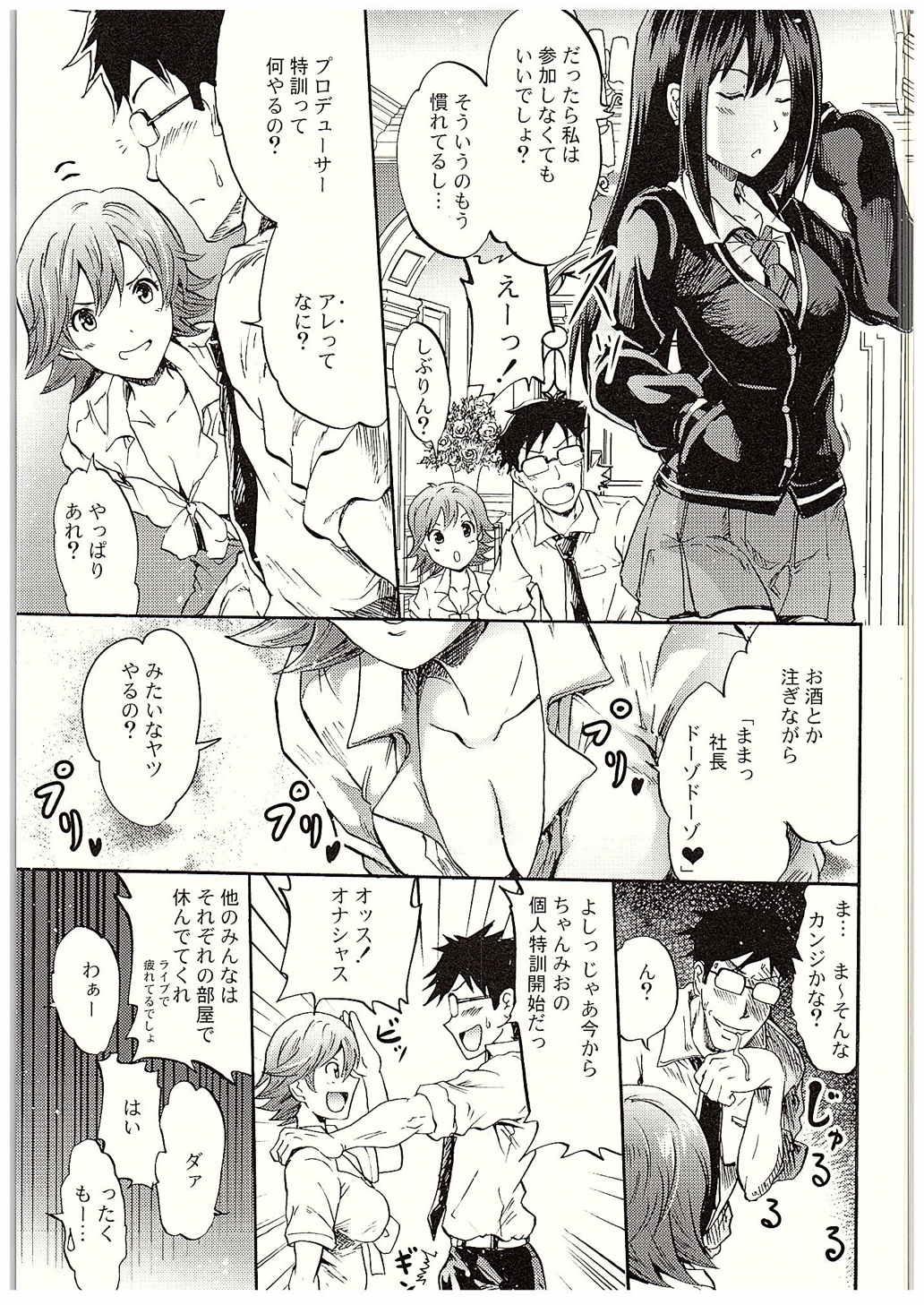 Fun "Settai" Gasshuku!? Love Generation de Rin-chan Now! - The idolmaster Furry - Page 4