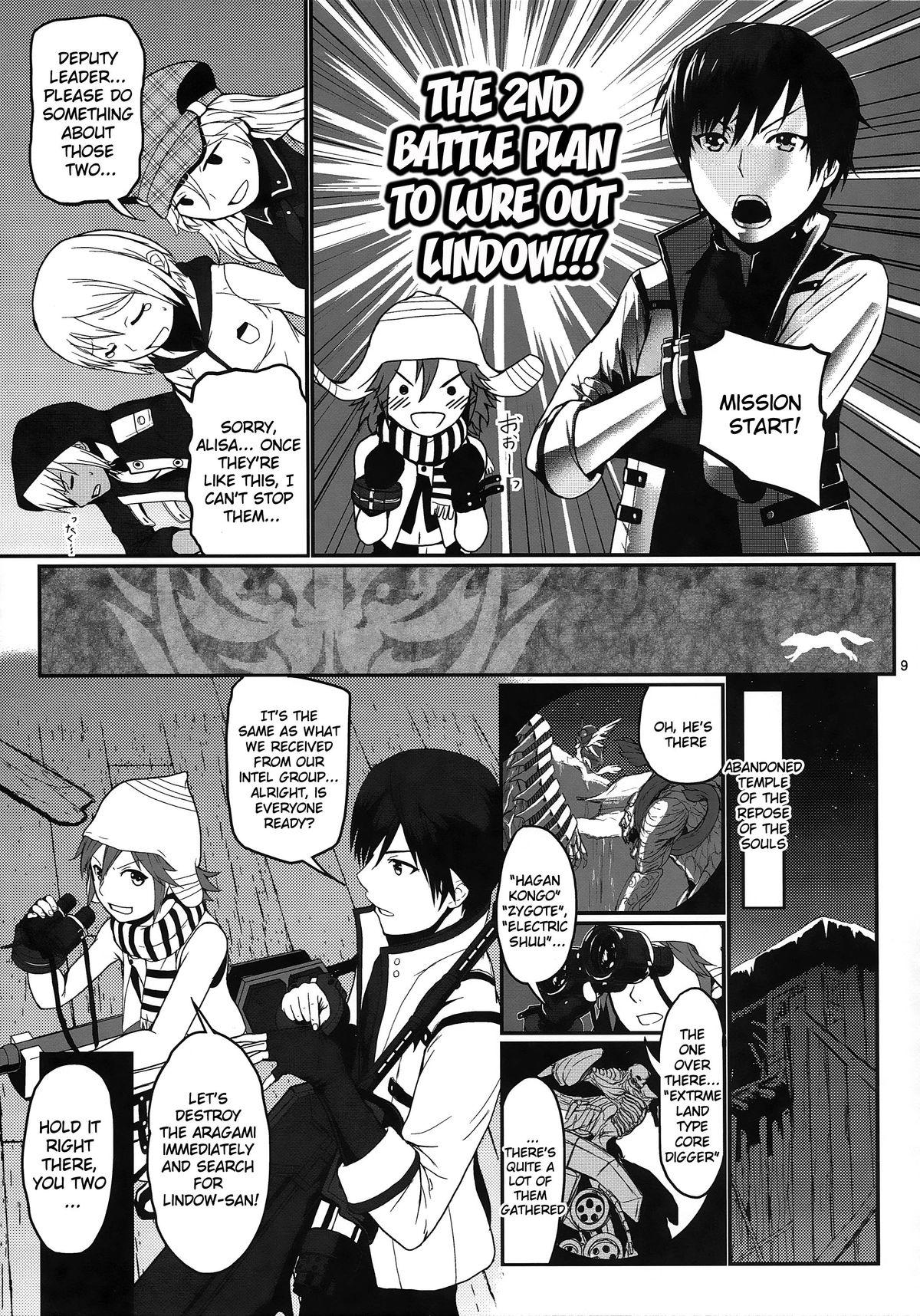Perrito Dainiji Lindow Obikiyose Daisakusen!! - God eater Jerking Off - Page 7