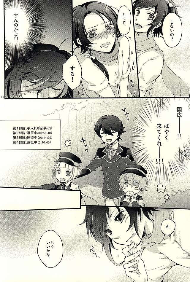 Head Kane-san ga Kaze Hiita - Touken ranbu Pissing - Page 7