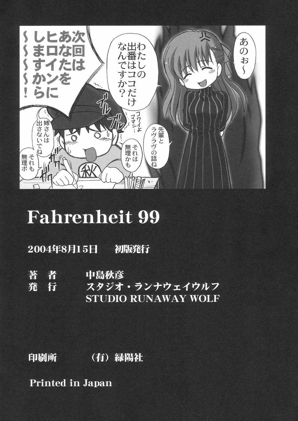 Gayemo Fahrenheit 99 - Fate stay night Girl Sucking Dick - Page 33