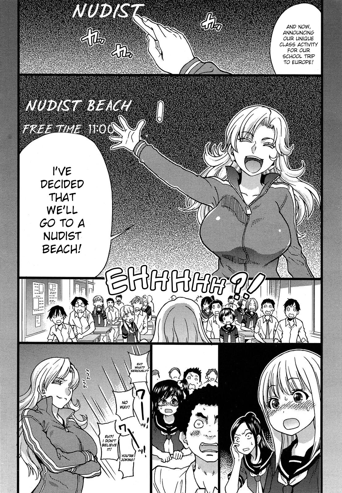 Nudist Beach ni Syuugaku Ryokoude!! Ch. 1-9 5