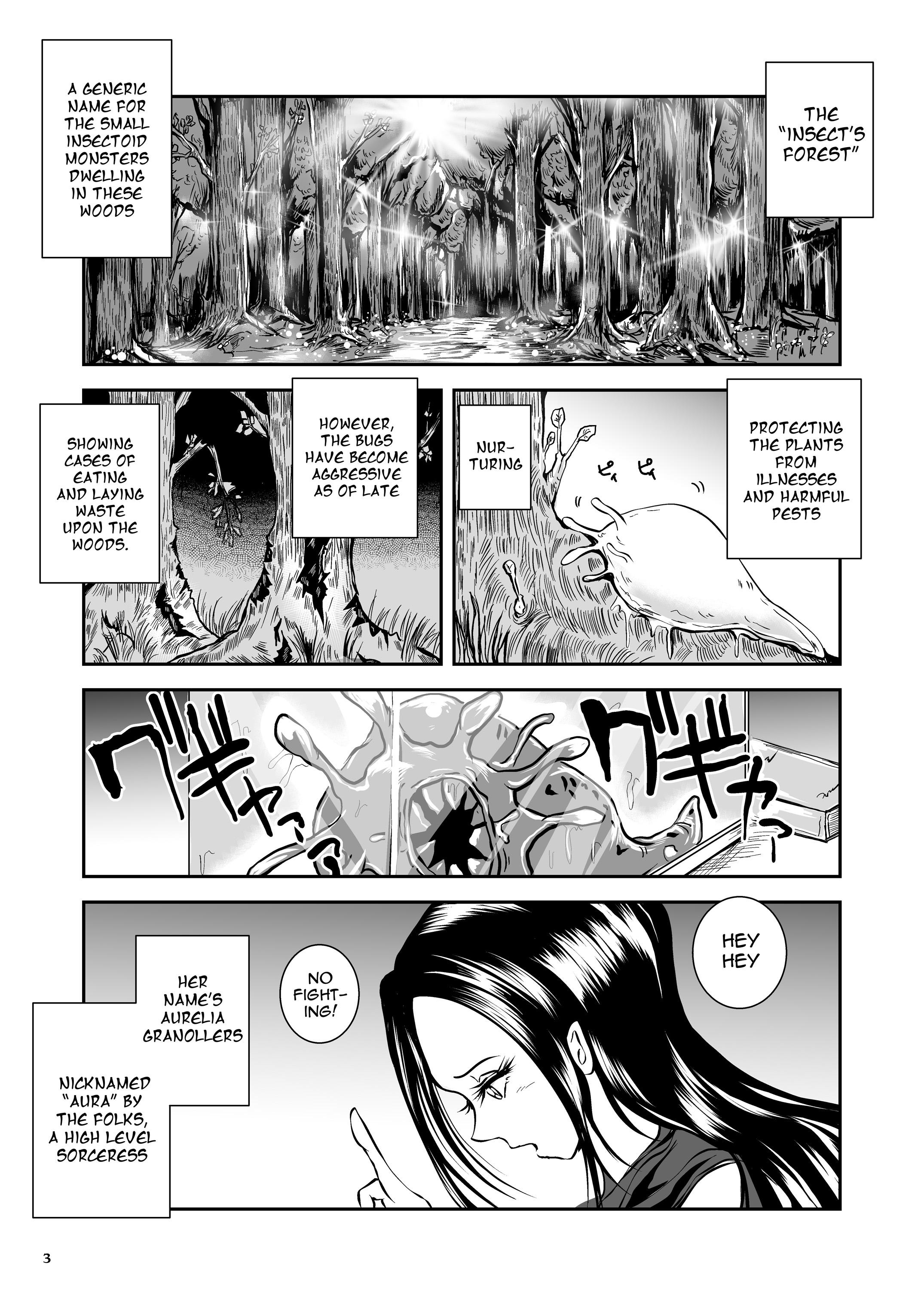 Oonamekuji to Kurokami no Mahoutsukai - Parasitized Giant Slugs V.S. Sorceress of the Black Hair as Aura 2