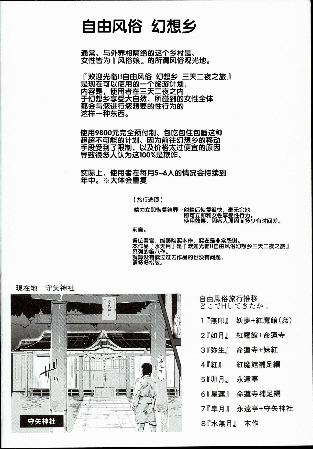 (C90) [Nyuu Koubou (Nyuu)] Oidemase!! Jiyuu Fuuzoku Gensoukyou 2-haku 3-kka no Tabi Minaduki (Touhou Project) [Chinese] [后悔的神官个人汉化] 3