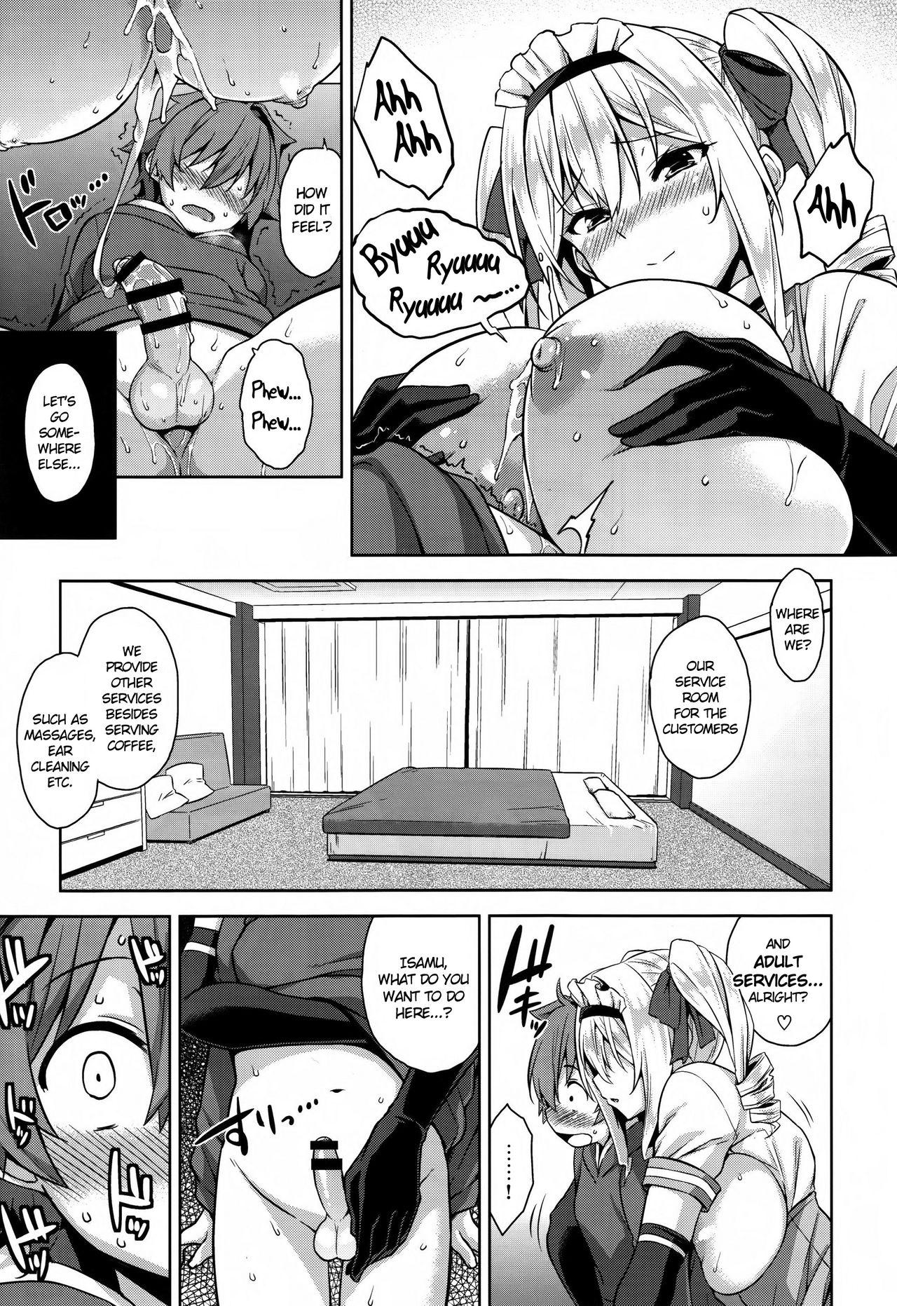 3some Mayoiga no Onee-san | The Big Sister of the Secret Shop Tight - Page 10