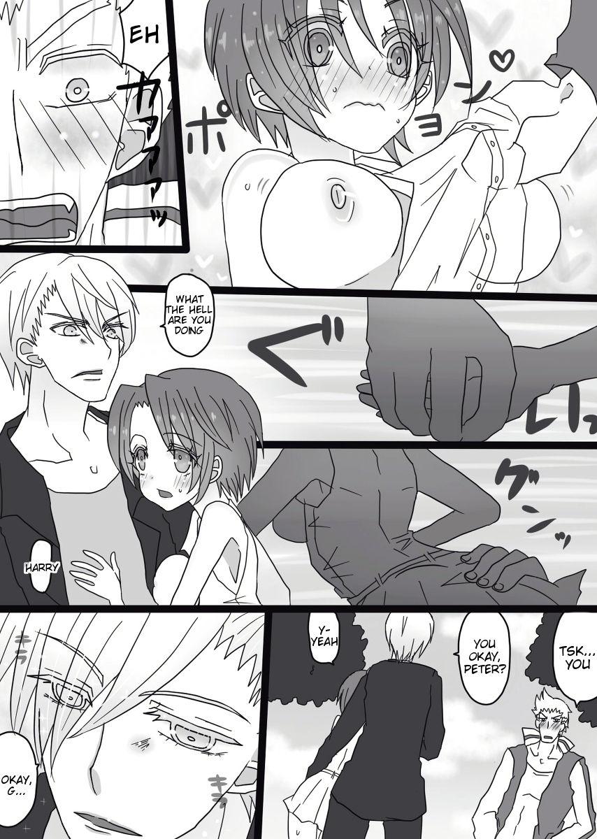 Panty Depusupa modoki rakugaki manga ③ - Spider-man Bathroom - Page 8