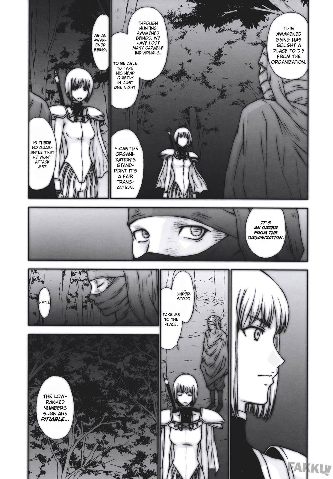 Rimjob Doukoku no Ori - Claymore Gay Deepthroat - Page 4