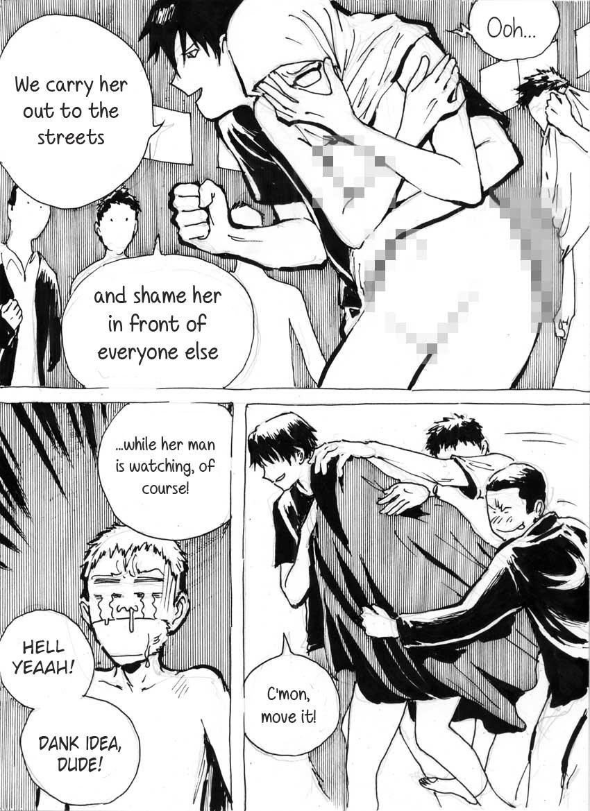 Gay Youngmen My Wife's Gangrape Fantasy Chapter 3 Bigbutt - Page 8