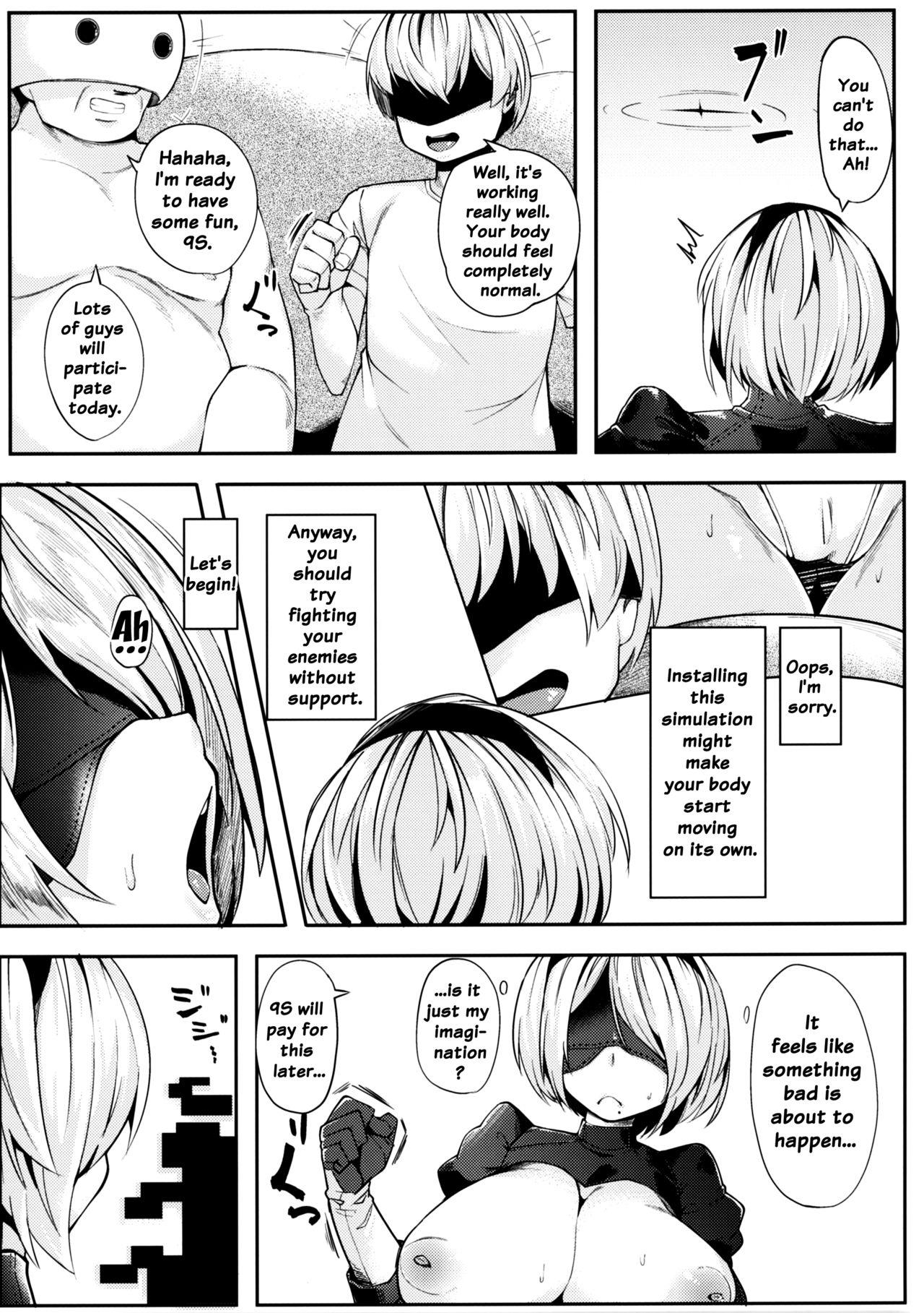 Hard Core Sex 2B to be Saimin Benki - Nier automata Nier Blackcock - Page 6