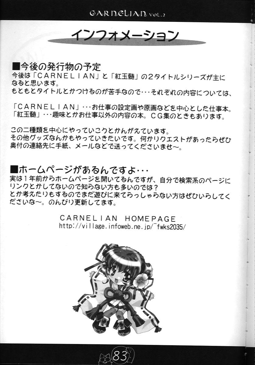 Sexteen CARNELIAN vol.2 - Re·Leaf Settei Shiryou Tsudo Fleshlight - Page 82