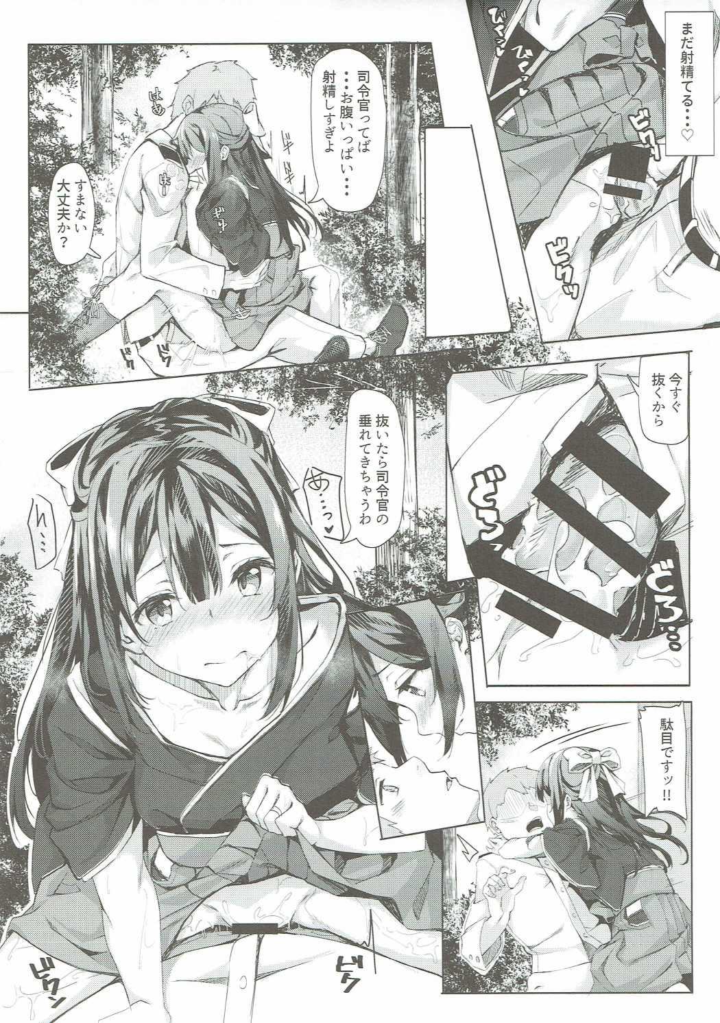 Hidden Cam Kamikaze-chan to Yumekanau Omori - Kantai collection Kiss - Page 8