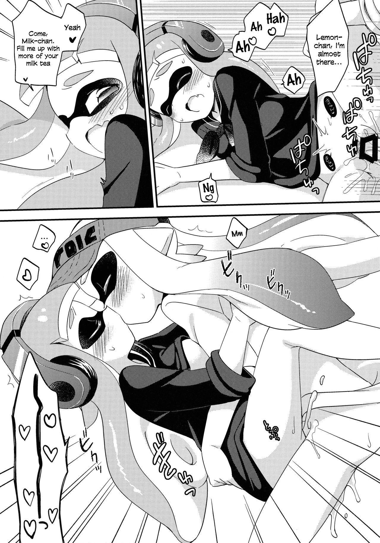 (C90) [Colomonyu (Eromame)] Rezu Geso Gachi♥cchi - Kinoko Takenoko Kassen | Super Lewd Lesbian Calamari - Mushrooms vs Bamboo Shoots (Splatoon) [English] 18