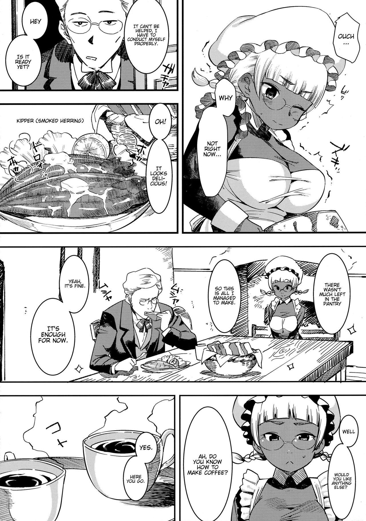 Ganso! Kasshoku Kokumaro Funnyuu Maid!!! | Eureka! Milk-spraying Creamy Brown Maid!!! 9
