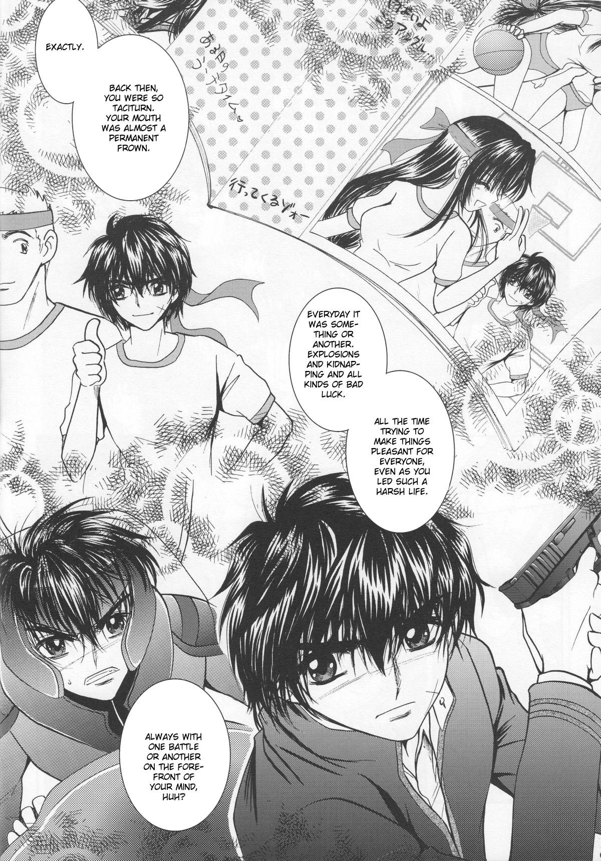 Free Blowjobs SEXY PANIC Yappari Sei ga Ichiban!? | Sexy Panic: Their First Time is Without Protection!? - Full metal panic Fuck Porn - Page 5