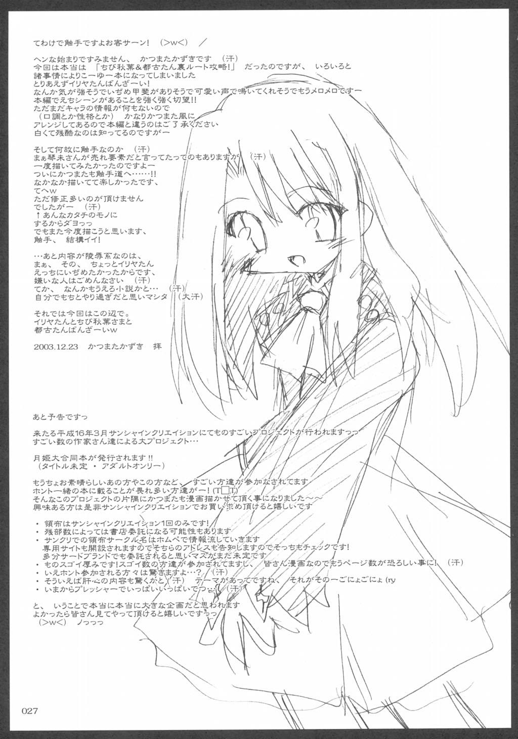(CR35) [THIRD BRAND (Katsumata Kazuki) Illya zikushi (Fate/Stay Night) 25