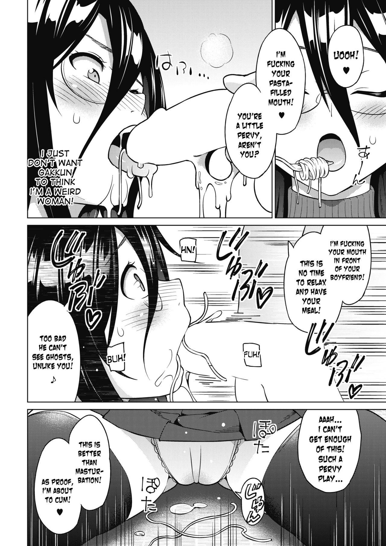 Girl Fuck [Sanagi Torajirou] Tsukaretemo Koi ga Shitai! Ichi-wa | Even If I’m Haunted by a Ghost, I still want to Fall in Love! Ch. 1-2 [English] [desudesu] [Digital] Sexteen - Page 6