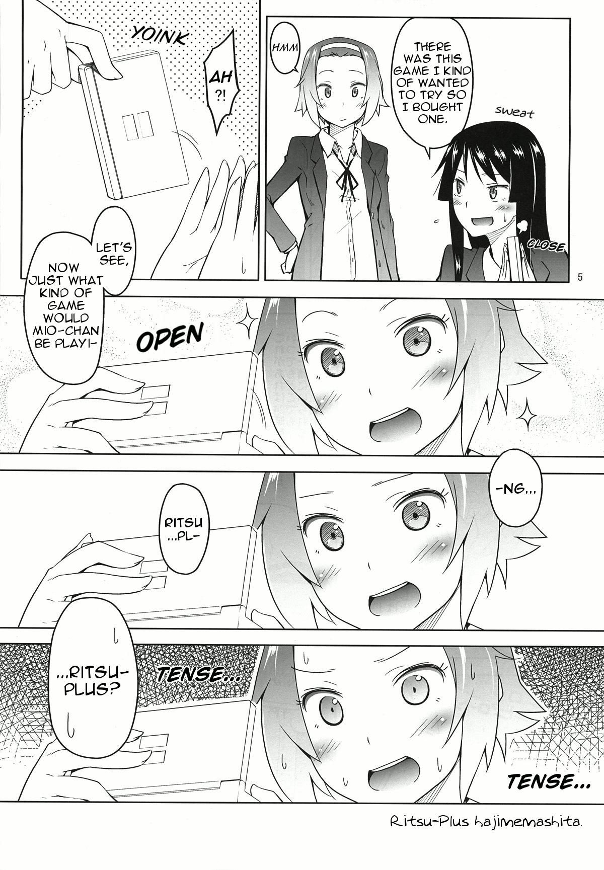 Mofos RitsuPlus Hajimemashita. - K-on Teenpussy - Page 4