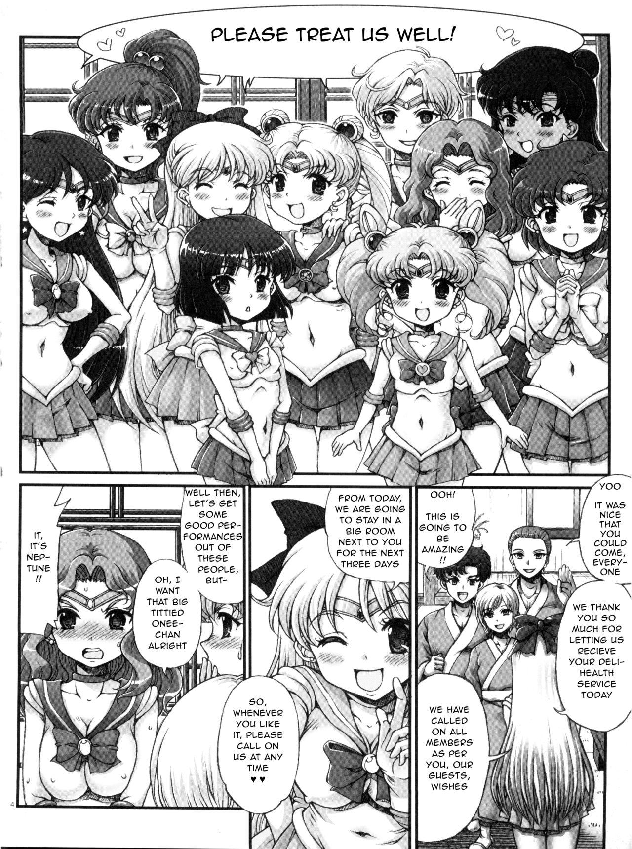 Girls Sailor Delivery Health All Stars - Sailor moon Alternative - Page 3