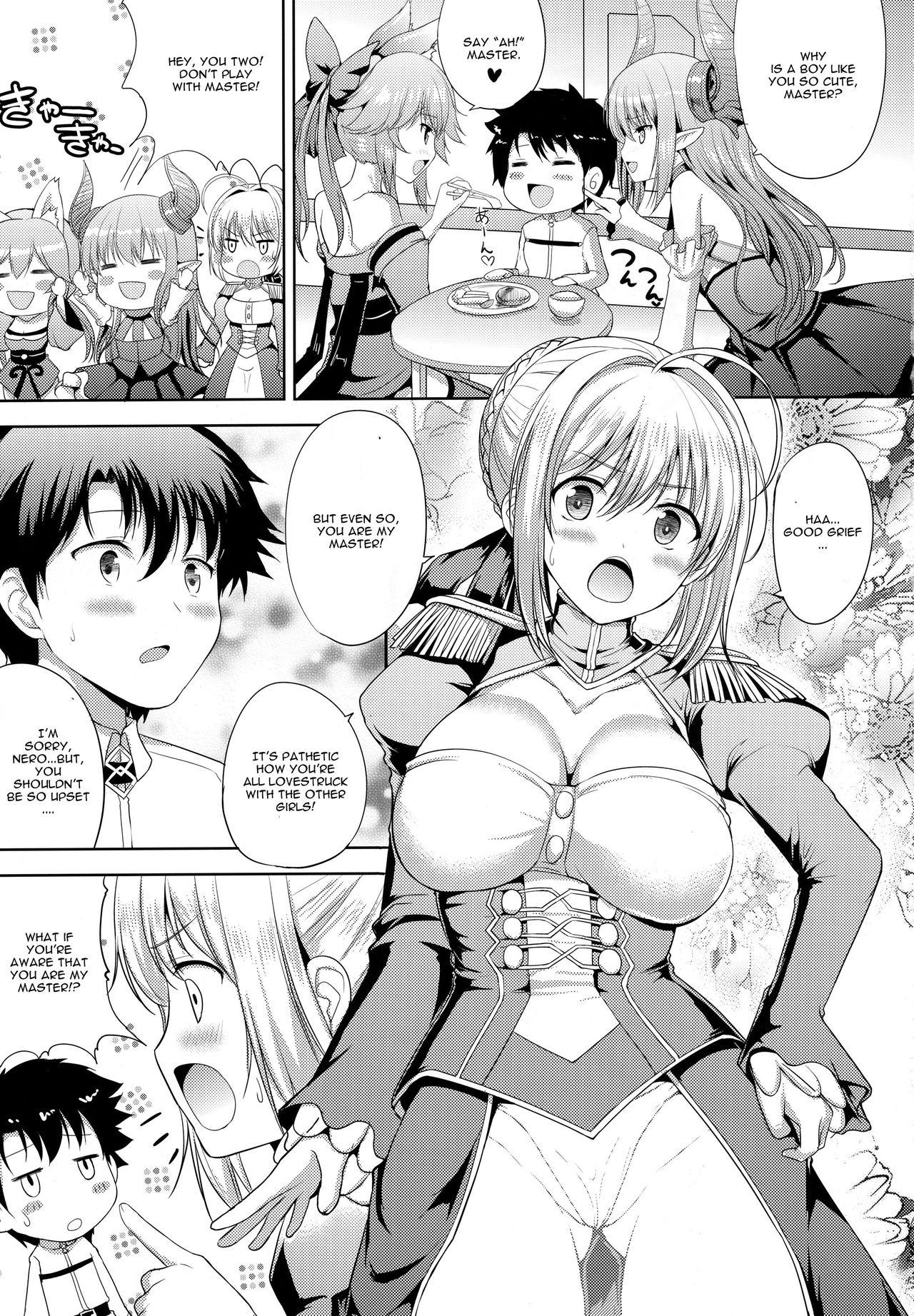 Interracial Porn Nero-chama ga Osotte Kita!! - Fate grand order Vagina - Page 4