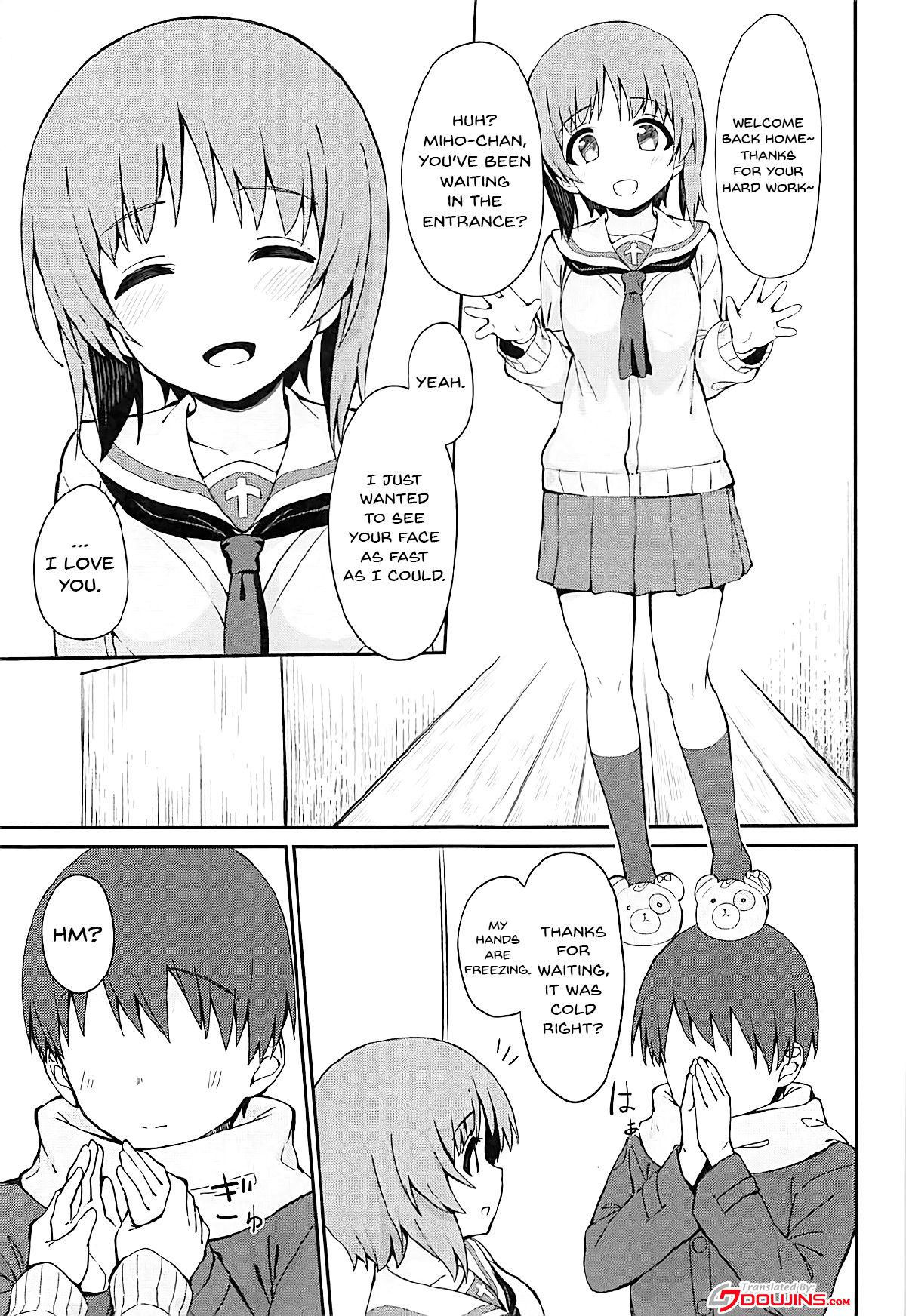 Super Miporin to Icha Love Ecchi suru Hon - Girls und panzer Student - Page 2