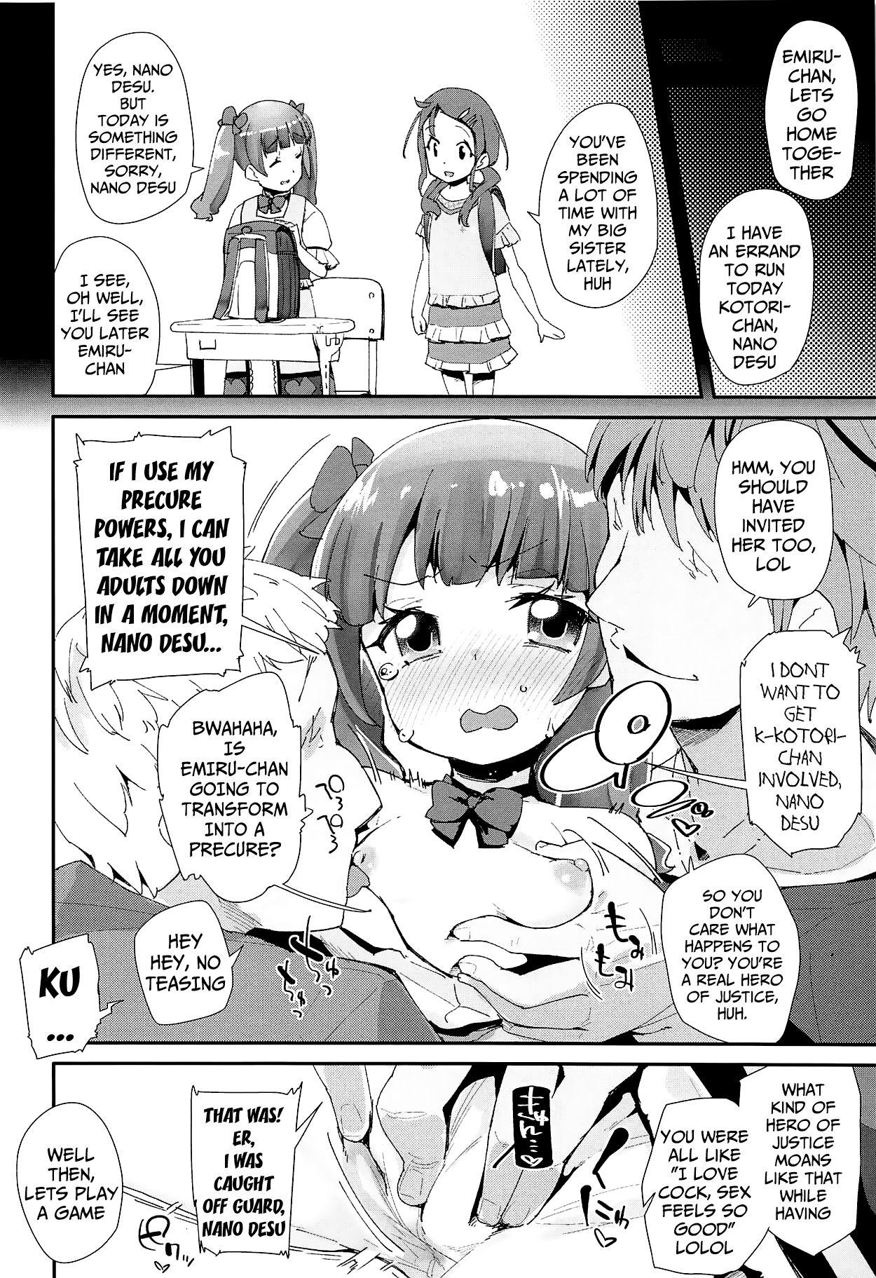 Toy Warui Otoko ni Kimeseku Chuudoku ni Sarete Mama ni Naru Emiru-chan - Hugtto precure Big Ass - Page 11