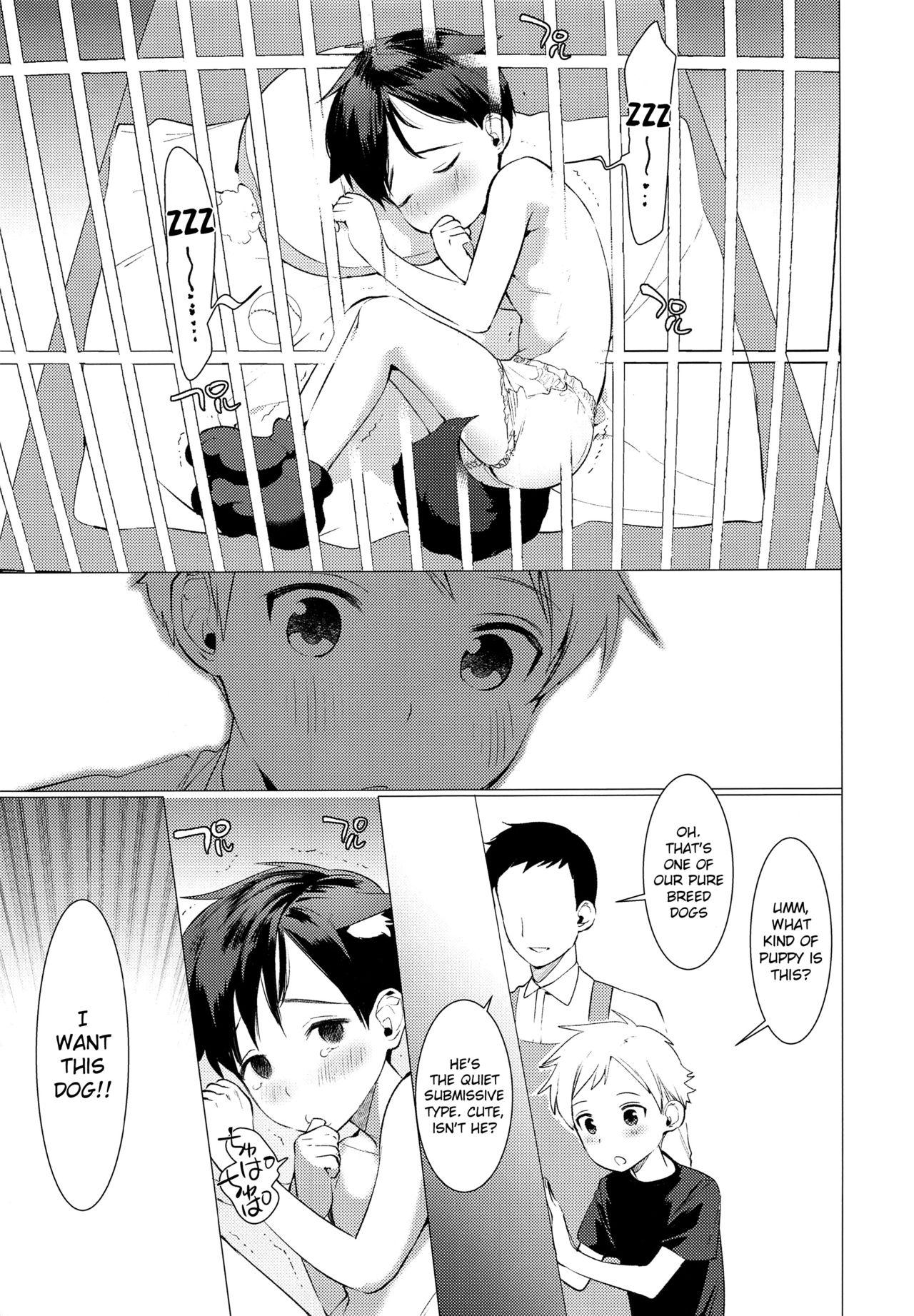 Gay Blowjob Wan-chan to Asobo! - Original Female Domination - Page 4