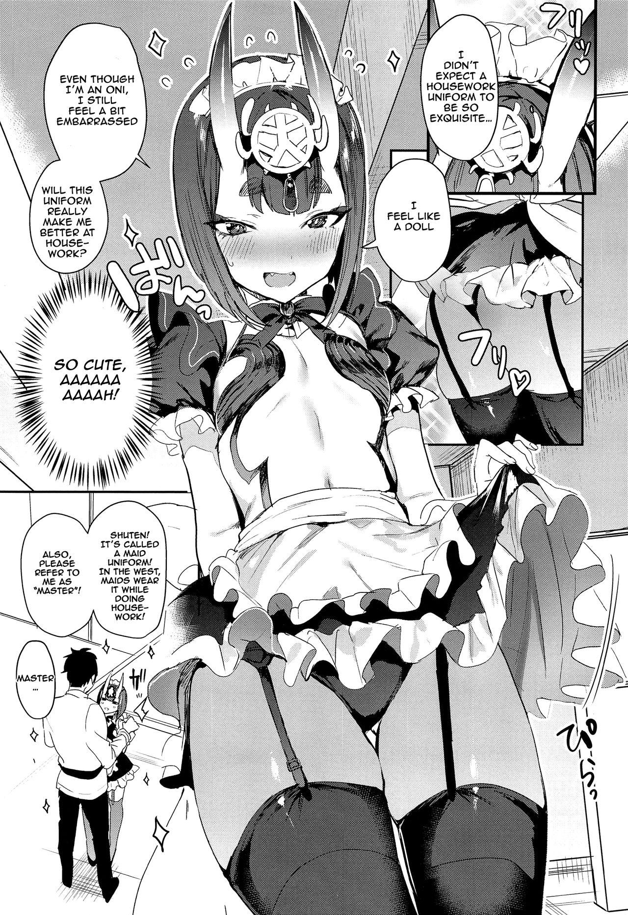 Rub Shuten Douji-chan o Komarasetai - Fate grand order Sexy Girl - Page 5