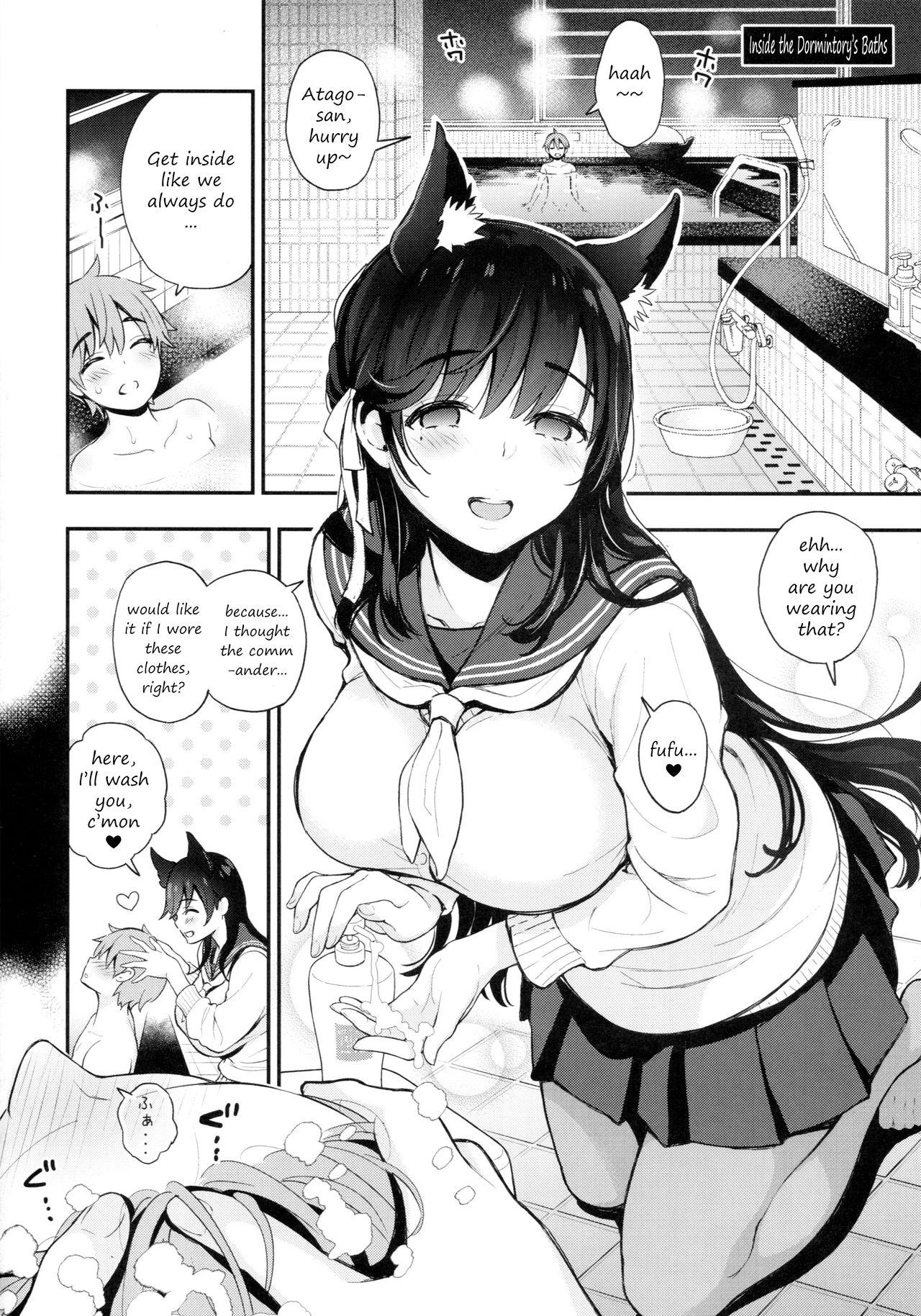 Female Domination Gakuen Bath Time - Azur lane Pussylicking - Page 7