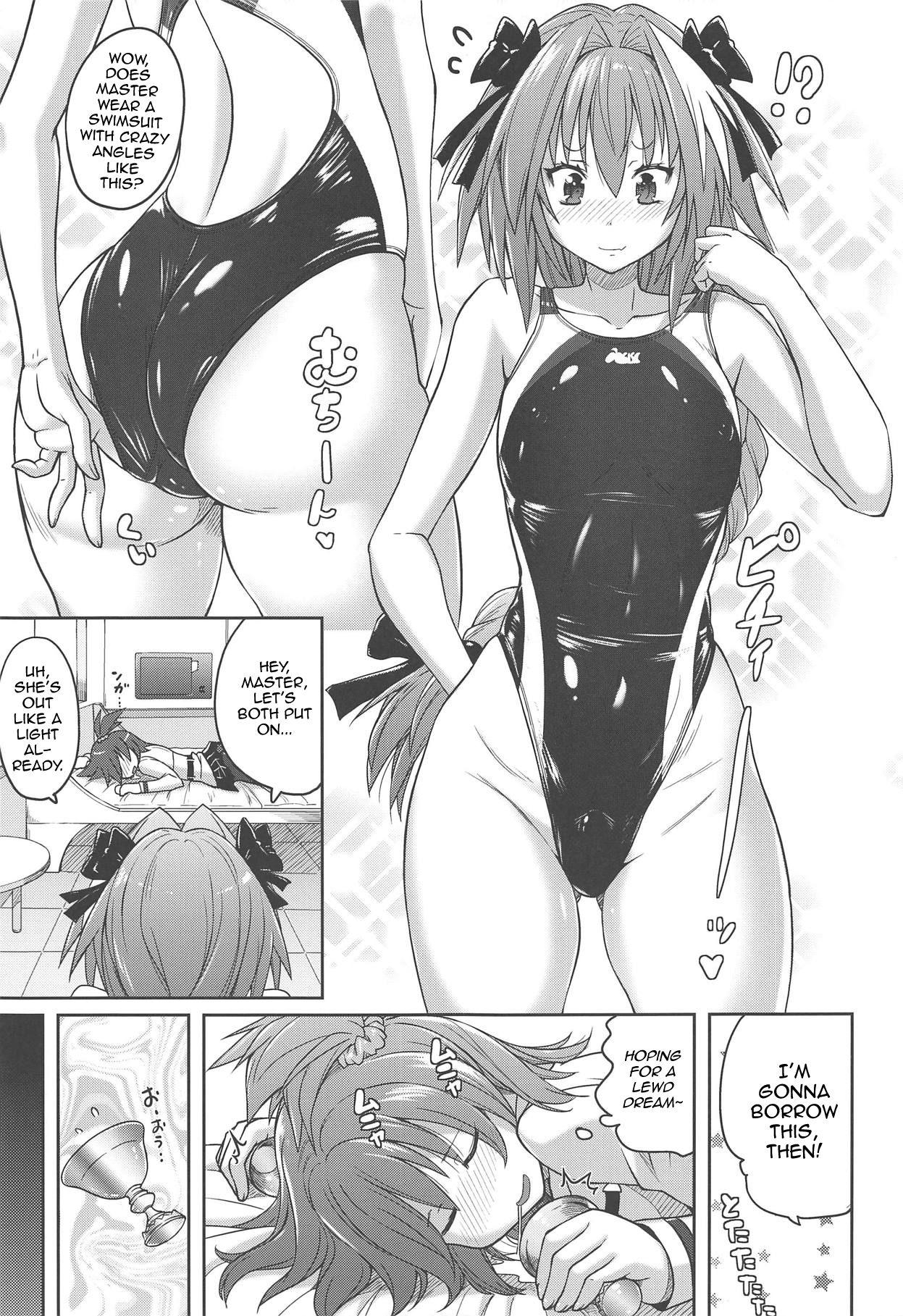 Real Sex Kyouei Mizugi de Shokushu Zeme Tolfo - Fate grand order Load - Page 4