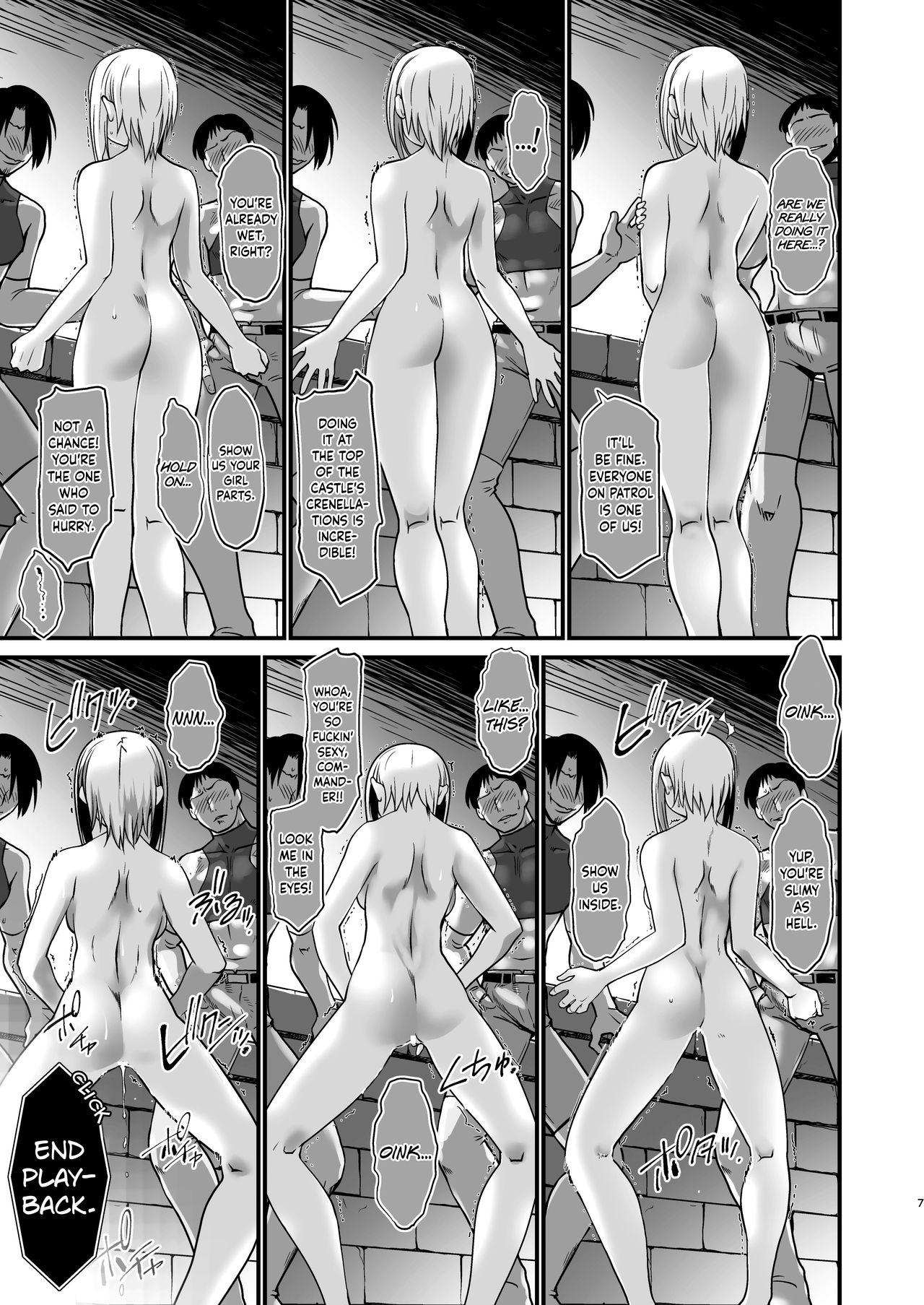 Blondes Kishi Danchou Kairakusu Kakute Kishi Danchou Hime Kishi To Naru Ch. 4 | Thus the Knight Commander becomes the Princess Knight - Original Horny Slut - Page 6