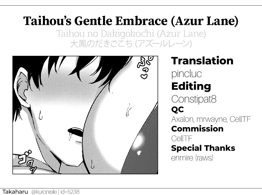 Tgirls Taihou no Dakigokochi | Taihou's Gentle Embrace - Azur lane Suckingdick - Page 17