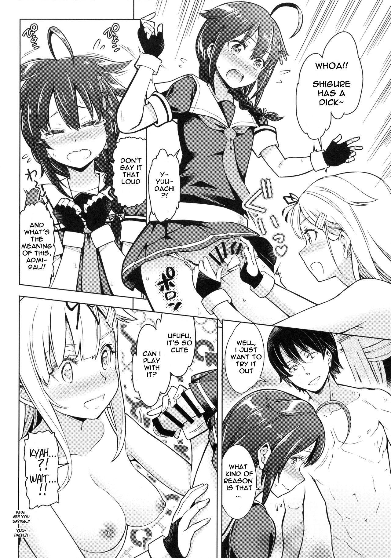 Rough Sex Teitoku!! Boku o Otokonoko ni Kaizou Shite Dousuru Tsumori!? | Admiral!! What Do You Want To Do By Remodeling Me Into A Boy!? - Kantai collection Gay Pov - Page 5