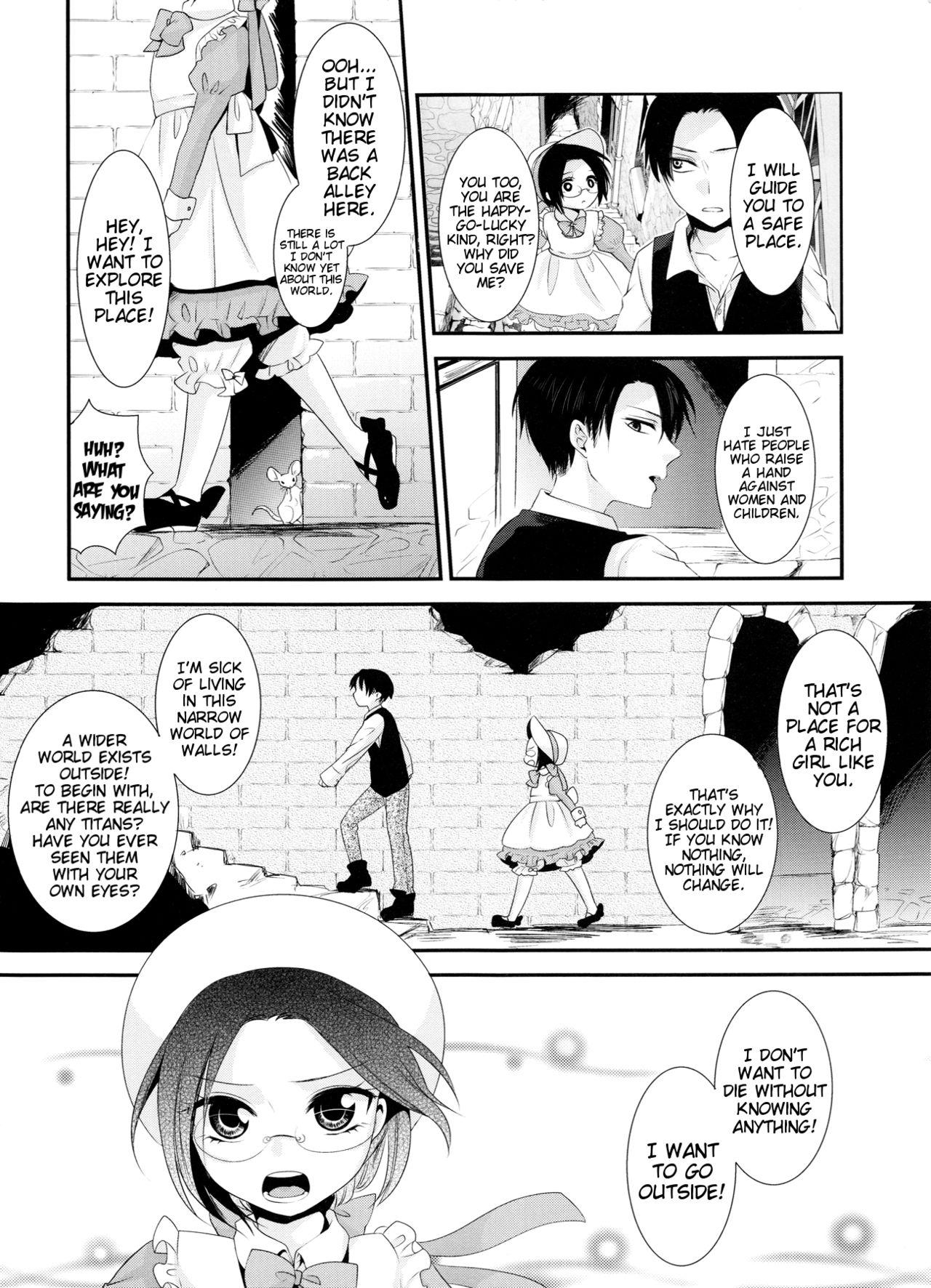 Perfect Girl Porn kiss me once again - Shingeki no kyojin Muslim - Page 8