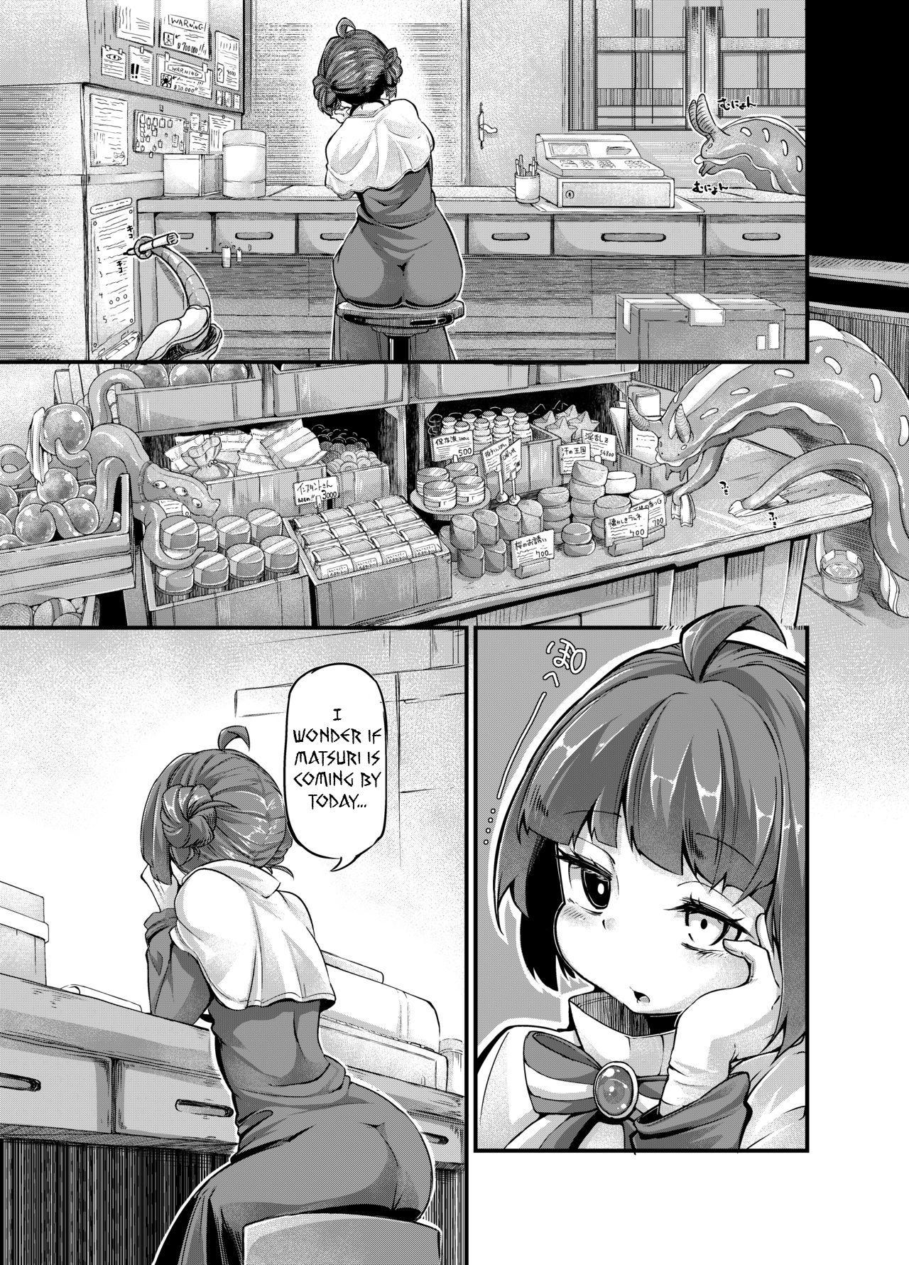 Eating Pussy Anata no Machi no Shokushuyasan 4 | Your Neighborhood Tentacle Shop 4 - Original Orgia - Page 5