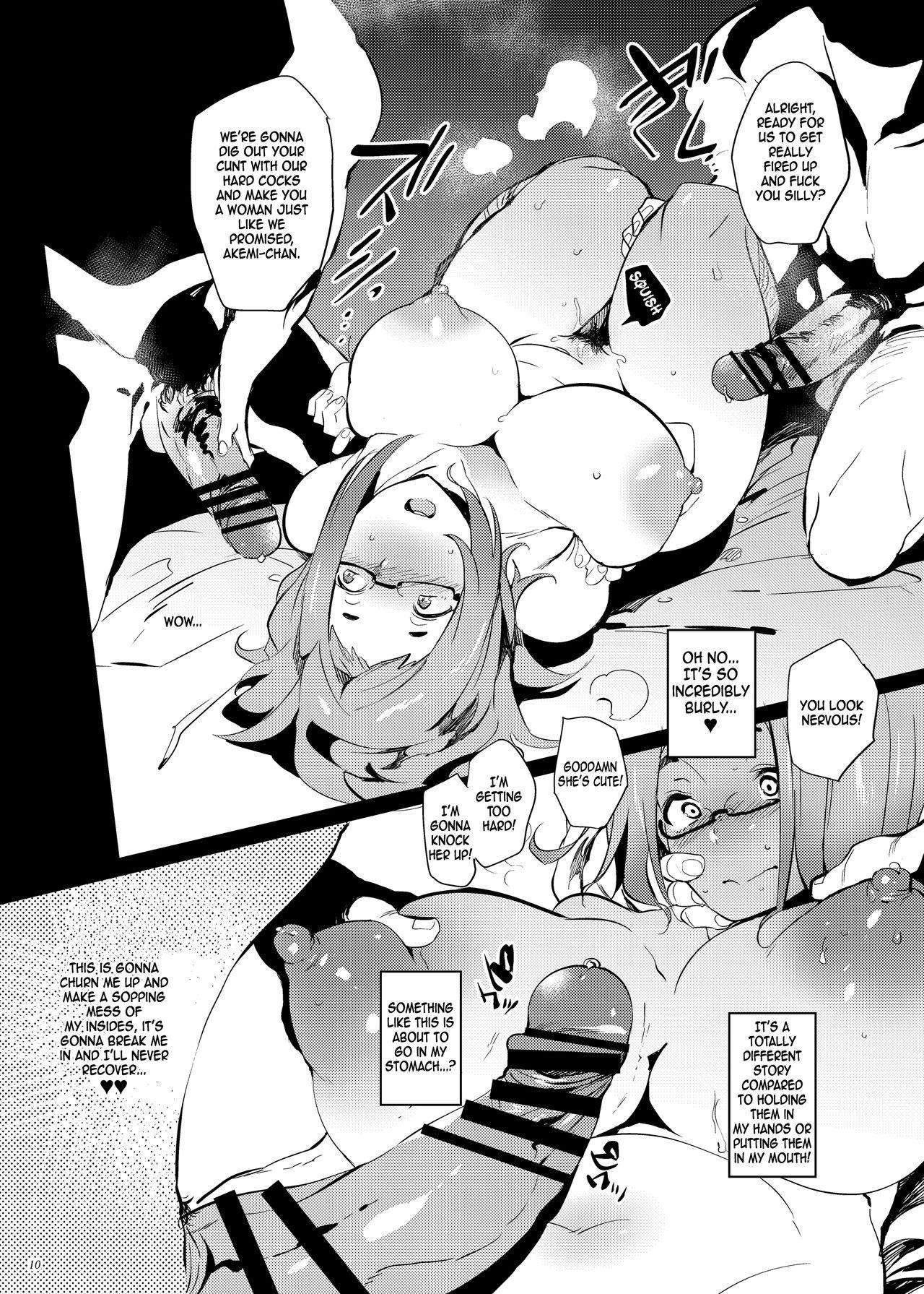 Socks Gokujou Kusozako Busumesu Manko | Grade-A Stupid Worthless Ugly Bitch Pussy - Original Oiled - Page 9