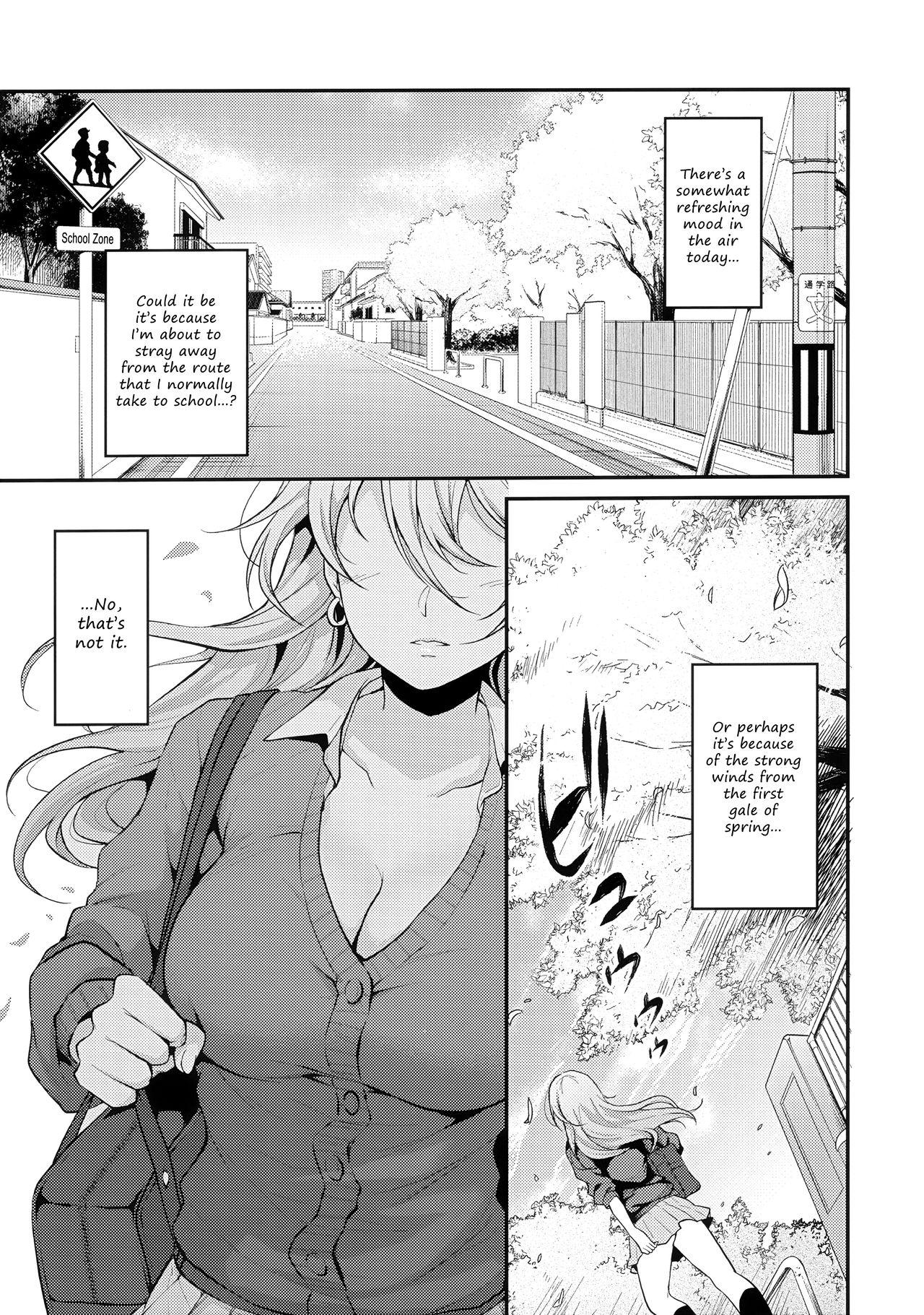 Male (C97) [Megabox (Meganei)] Onizuka-san Panty Wasureru | Onizuka-san Forgot Her Panties [English] [2cooked4you] - Original Moan - Page 2