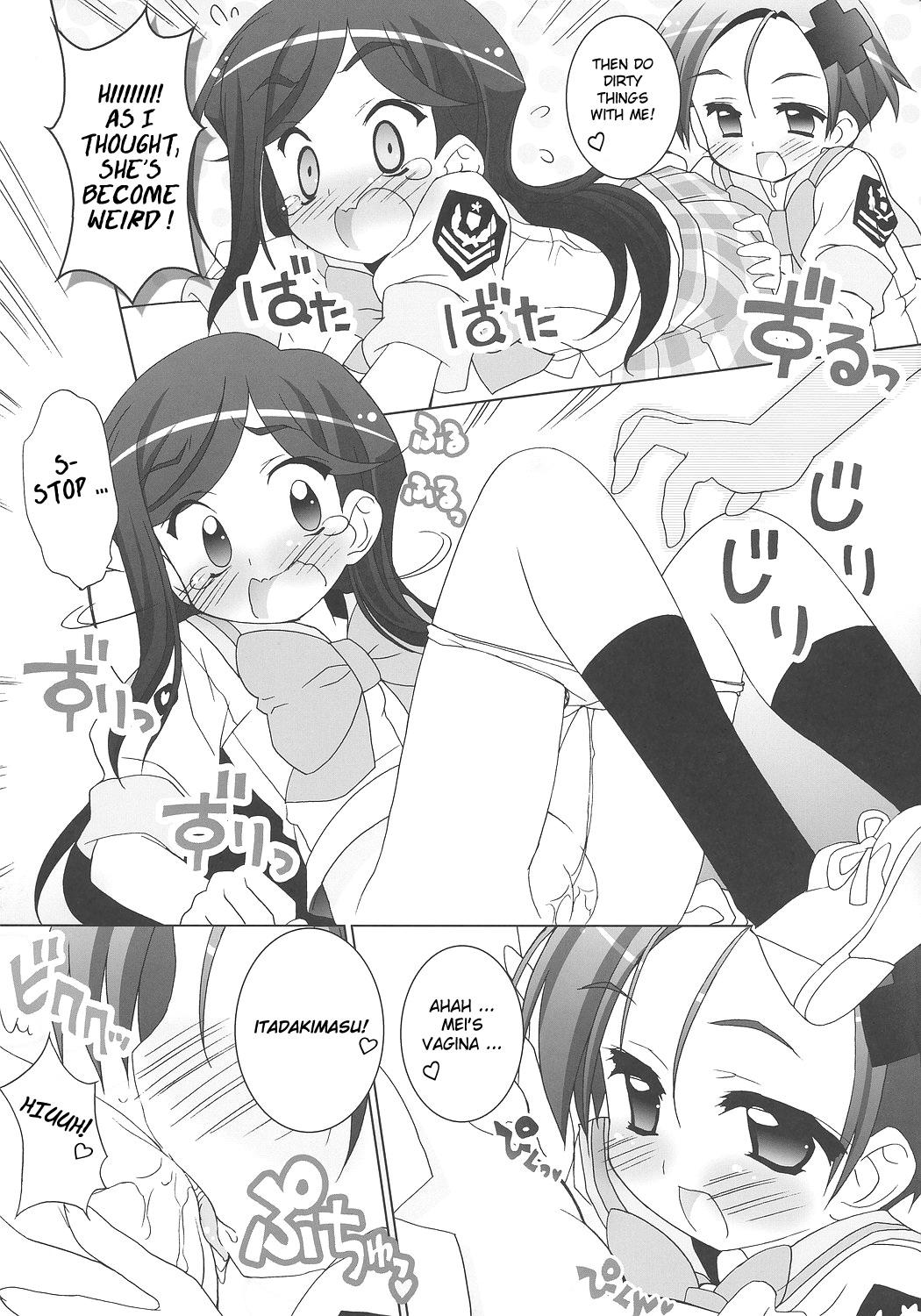 Sexcam Gakuen Yuritopia ME-TAN STRIKE! - Manabi straight Shower - Page 12