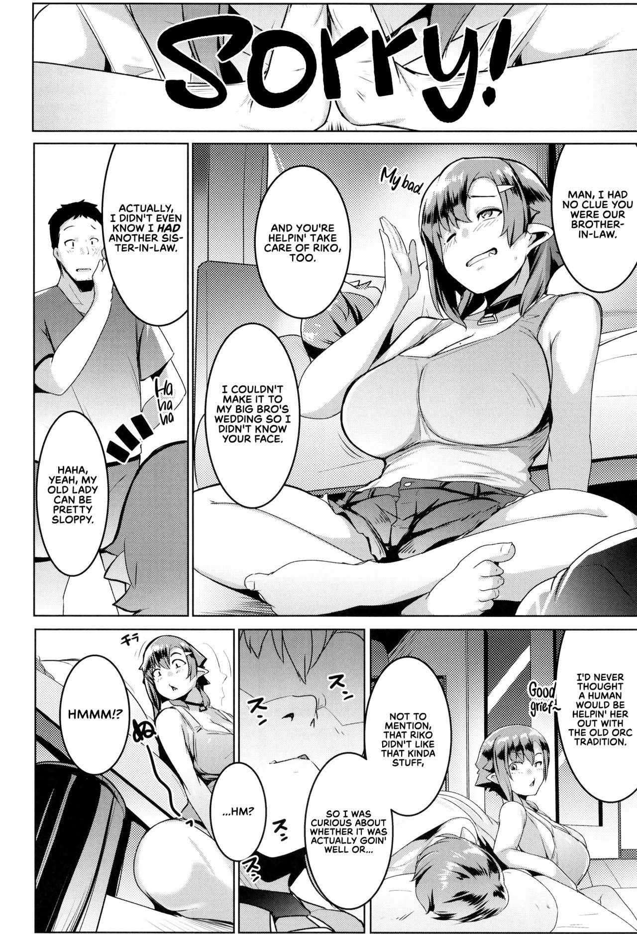 Van Imouto wa Mesu Orc 2 | My Little Sister is a Female Orc 2 - Original Massage Creep - Page 11